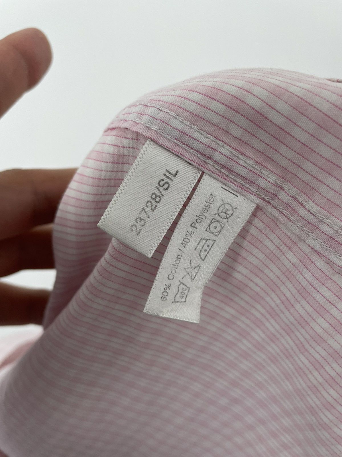 Yves Saint Laurent YSL Logo Striped Shirt Size US L / EU 52-54 / 3 - 7 Thumbnail
