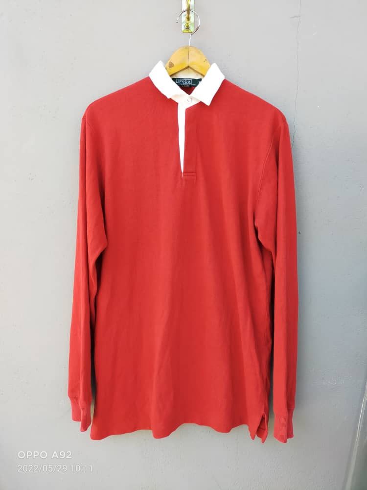 Polo Ralph Lauren Vintage Polo Ralph Lauren CP RL-92 Rugby Shirt Size US XL / EU 56 / 4 - 2 Thumbnail