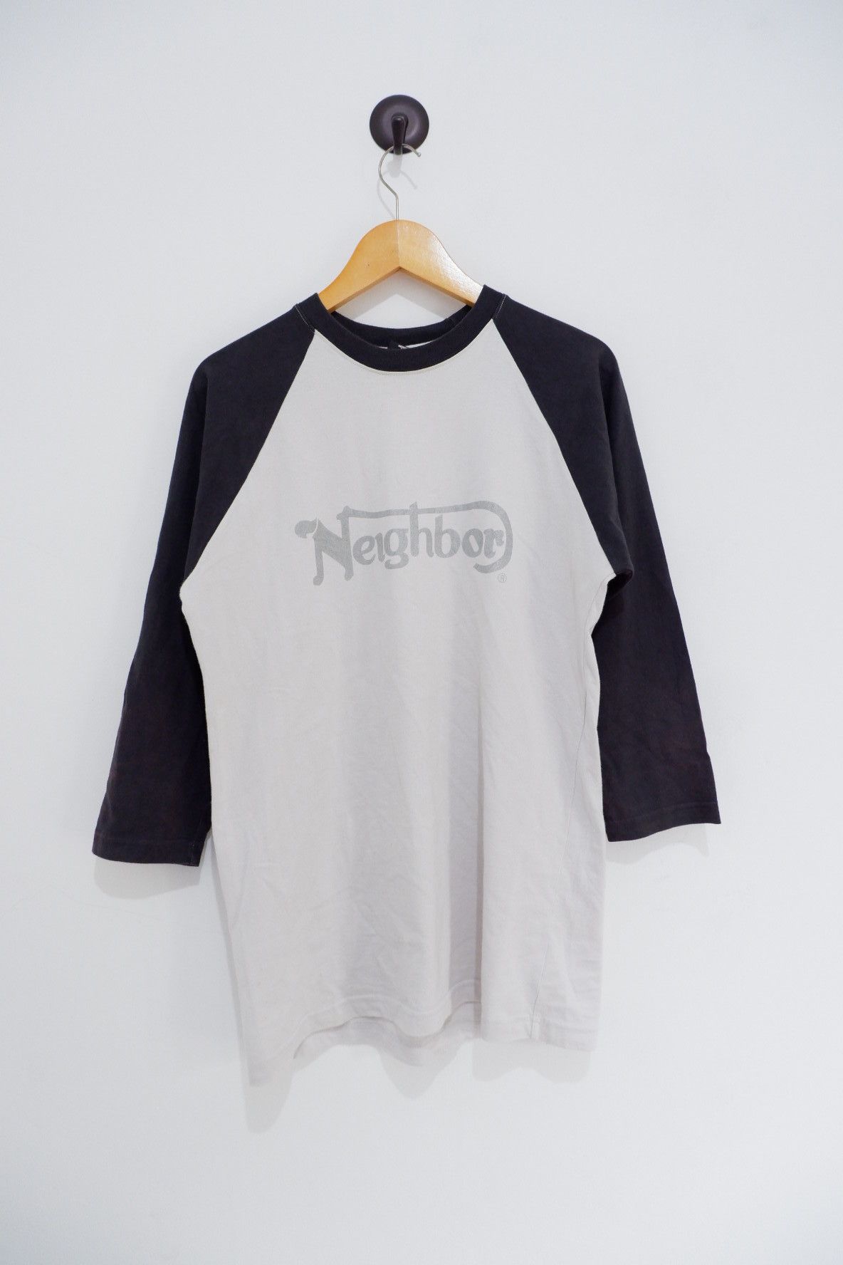 Japanese Brand Vintage 2001 Neighborhood Raglan T shirt Size US M / EU 48-50 / 2 - 1 Thumbnail