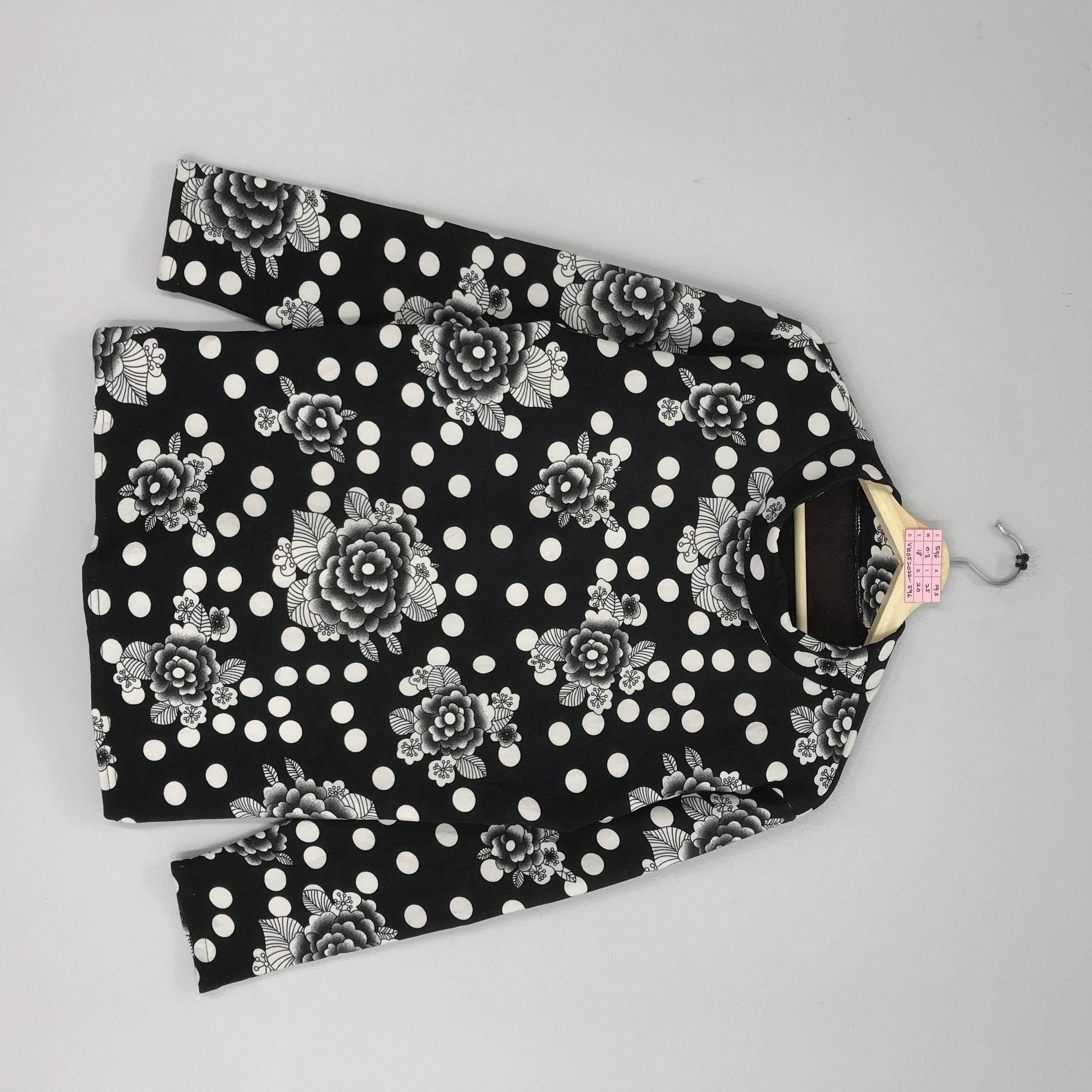Arts & Science Vintage 90's Retro Floral Sweatshirt Flower Pop Art Size US S / EU 44-46 / 1 - 1 Thumbnail