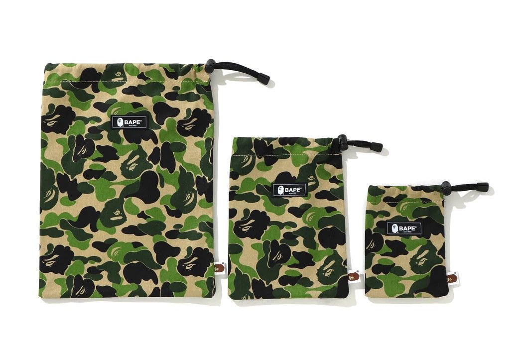 Bape Bape ABC Pouch 3P Set | Grailed
