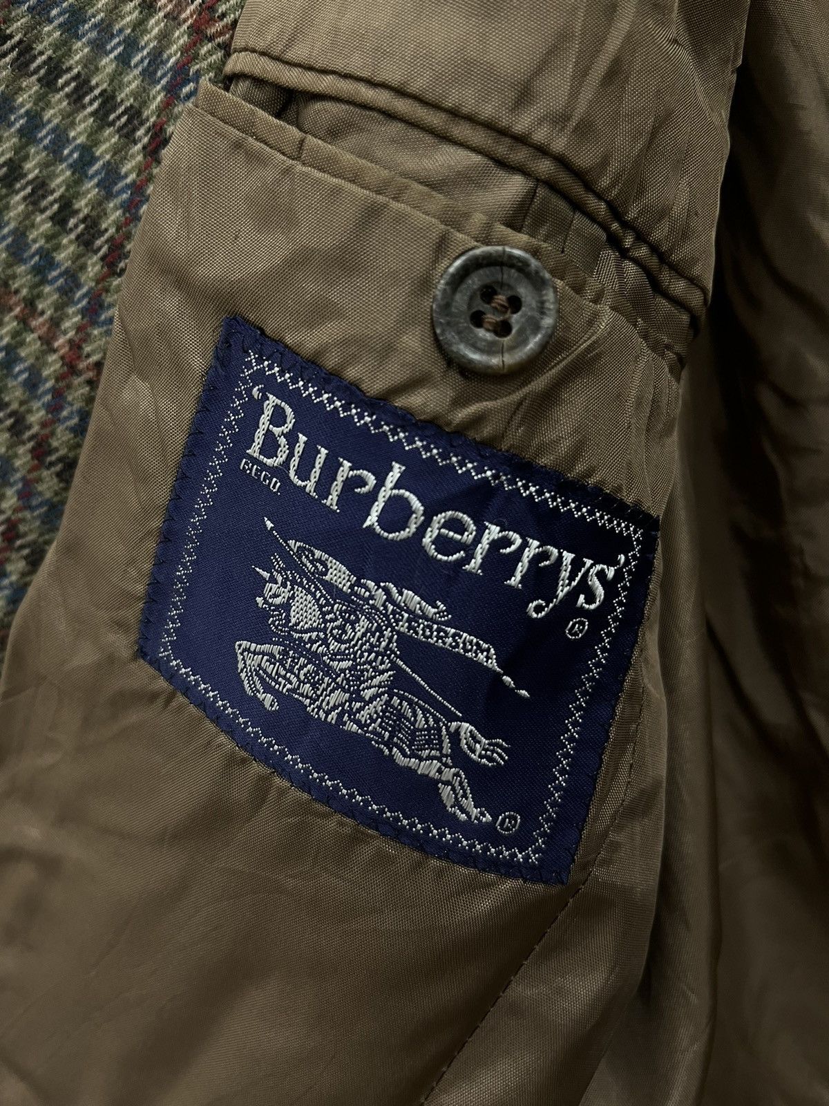 Burberry B72. BURBERRY WOOL BLAZER Size 36R - 8 Thumbnail