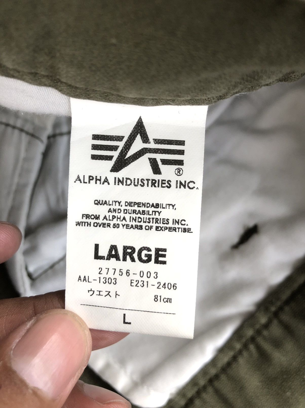 Alpha Industries Alpha Industries Cargo Pants Tactical Multipocket Size US 34 / EU 50 - 15 Thumbnail