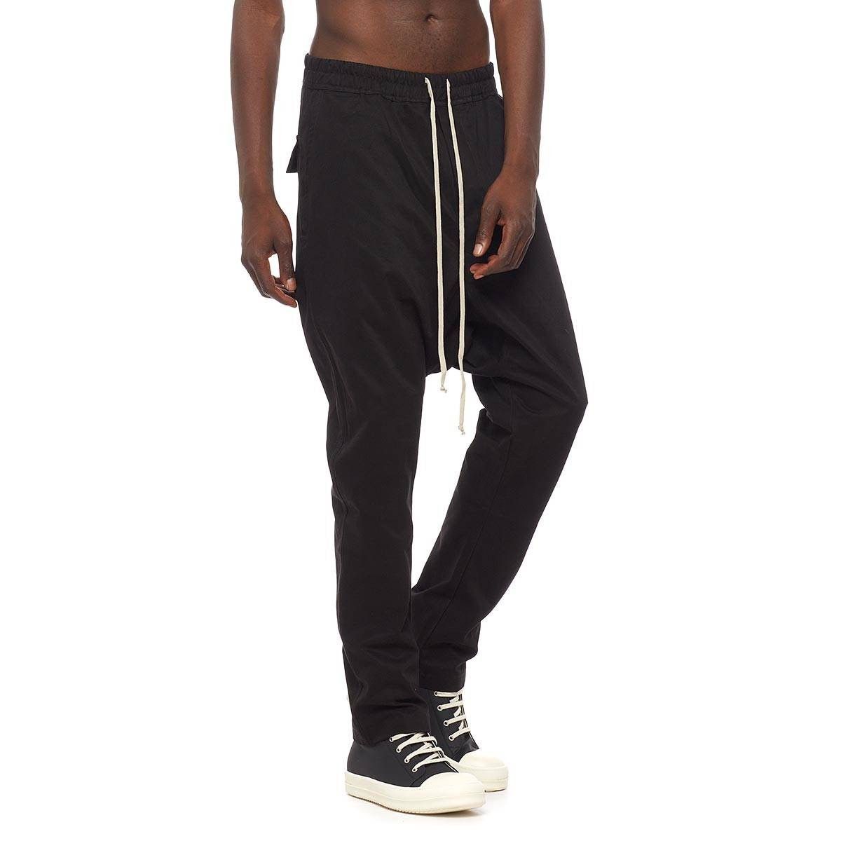 Rick Owens Drkshdw Rick owens drkshdw fw16 DRAWSTRING LONG pants in black SZ L Size US 36 / EU 52 - 8 Thumbnail