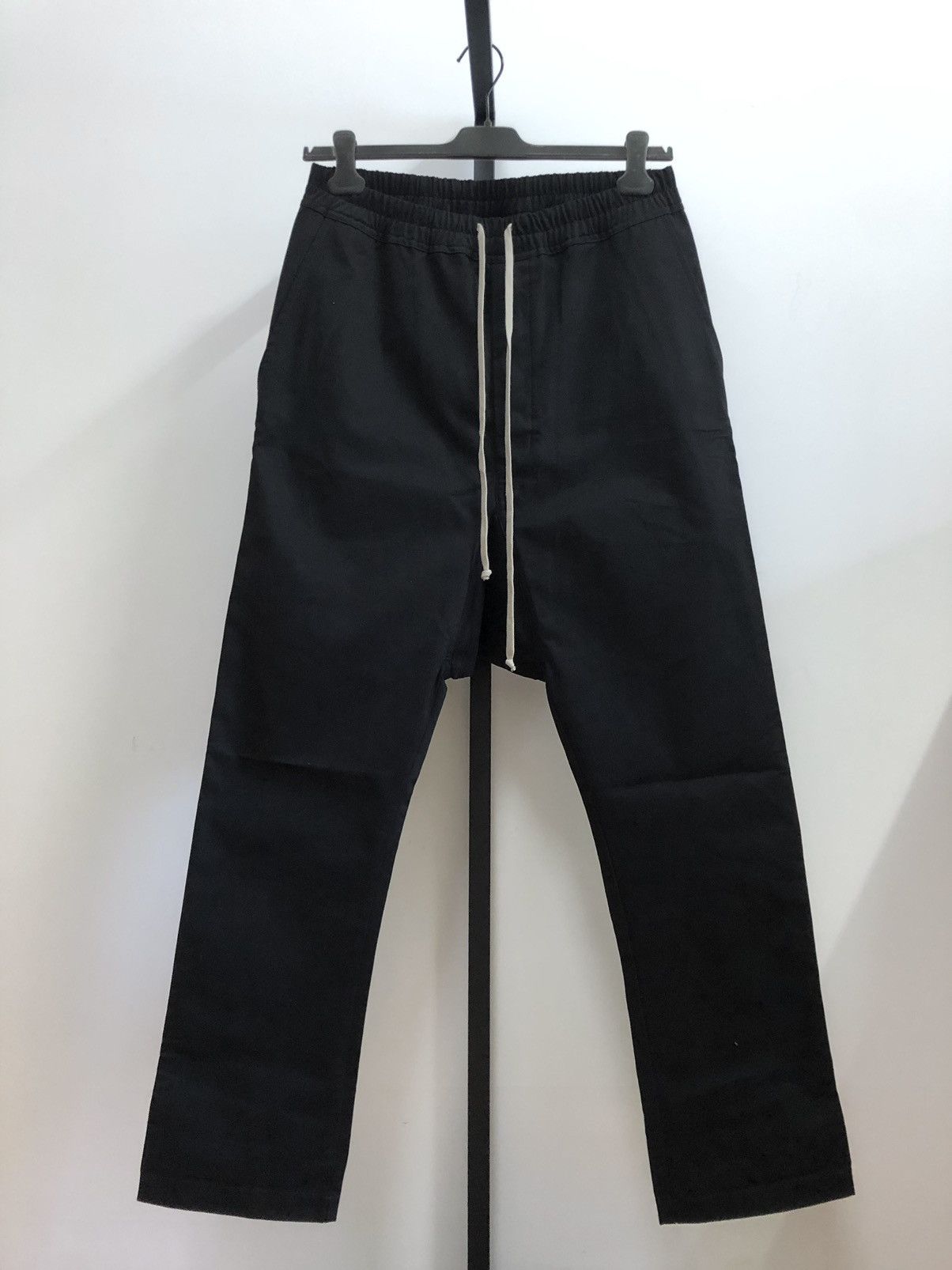 Rick Owens Drawstring Long Pants Black | Grailed