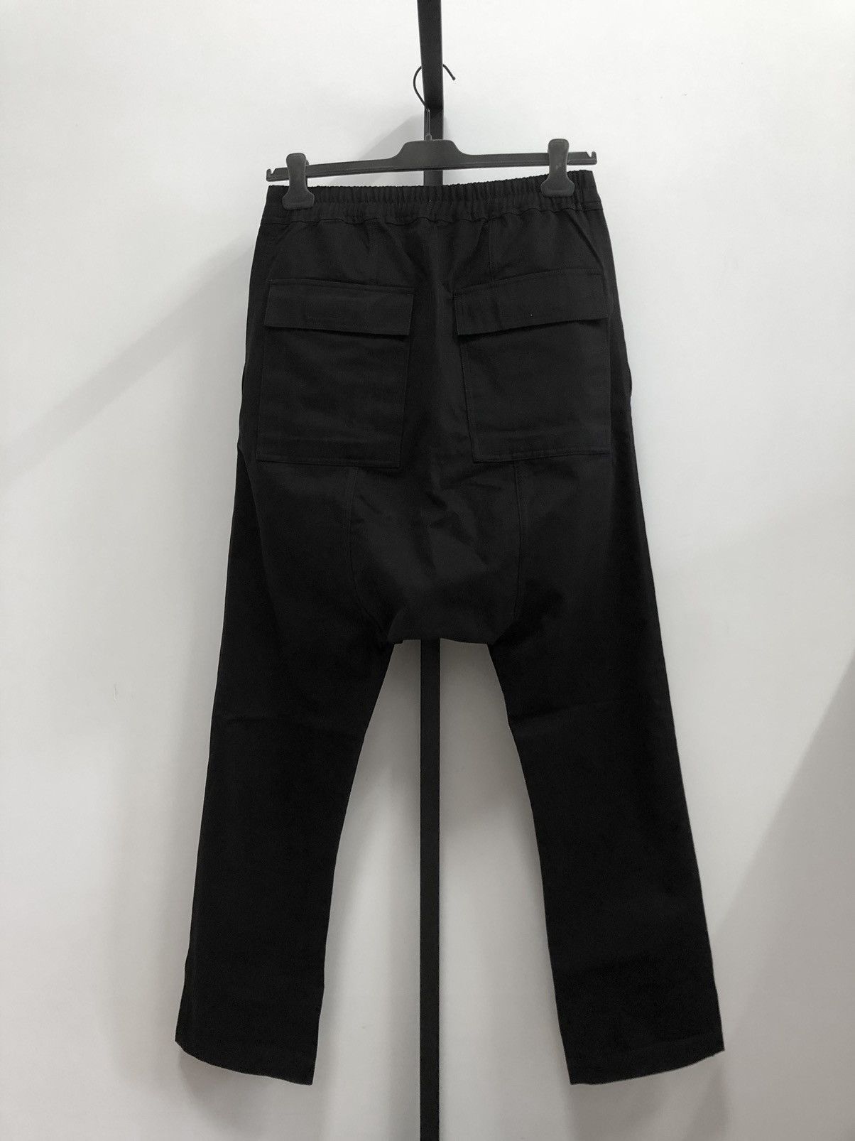 Rick Owens Drkshdw Rick owens drkshdw fw16 DRAWSTRING LONG pants in black SZ L Size US 36 / EU 52 - 2 Thumbnail