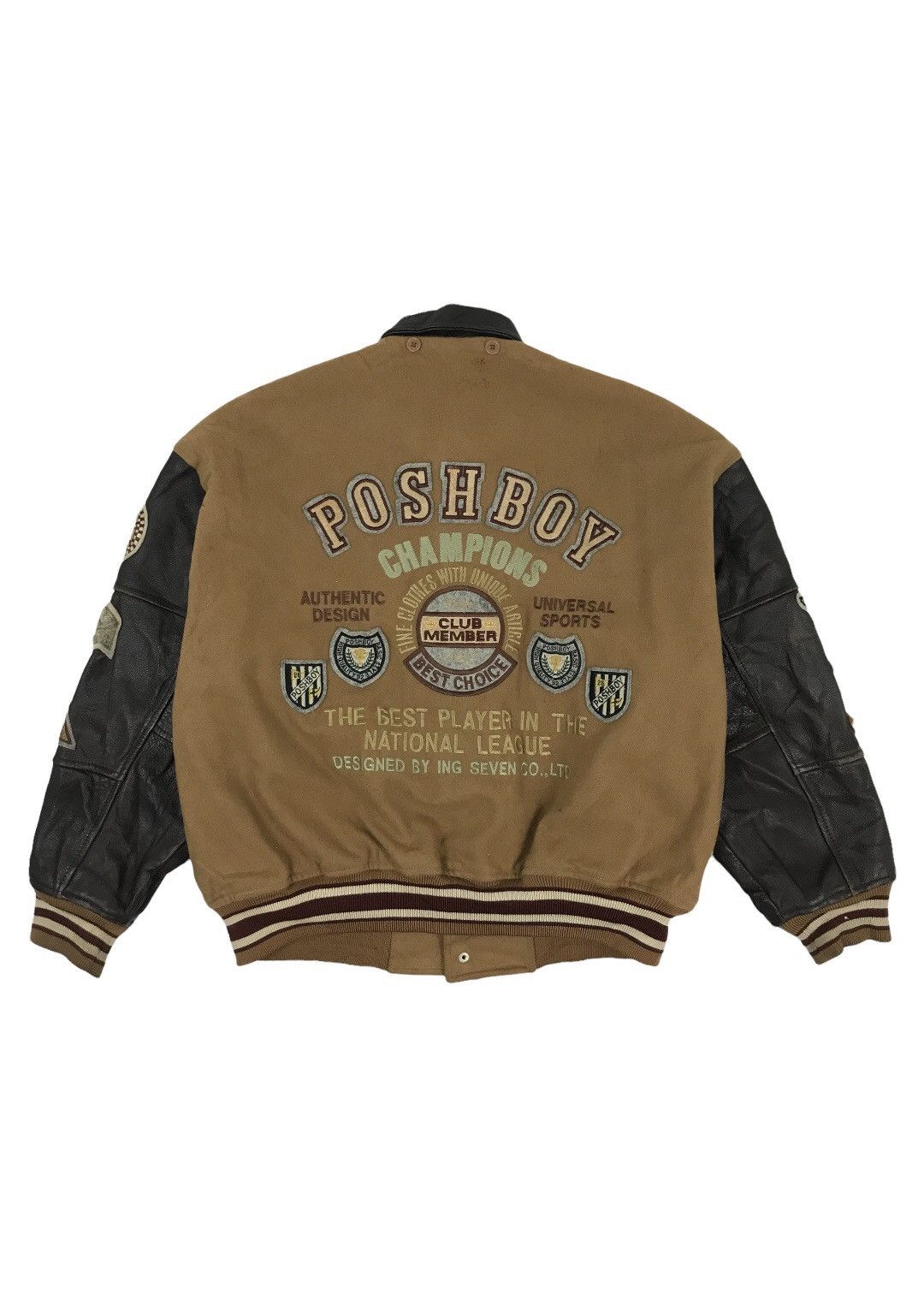 Rare Posh Boy Varsity Jacket Japanese Brand - Etsy