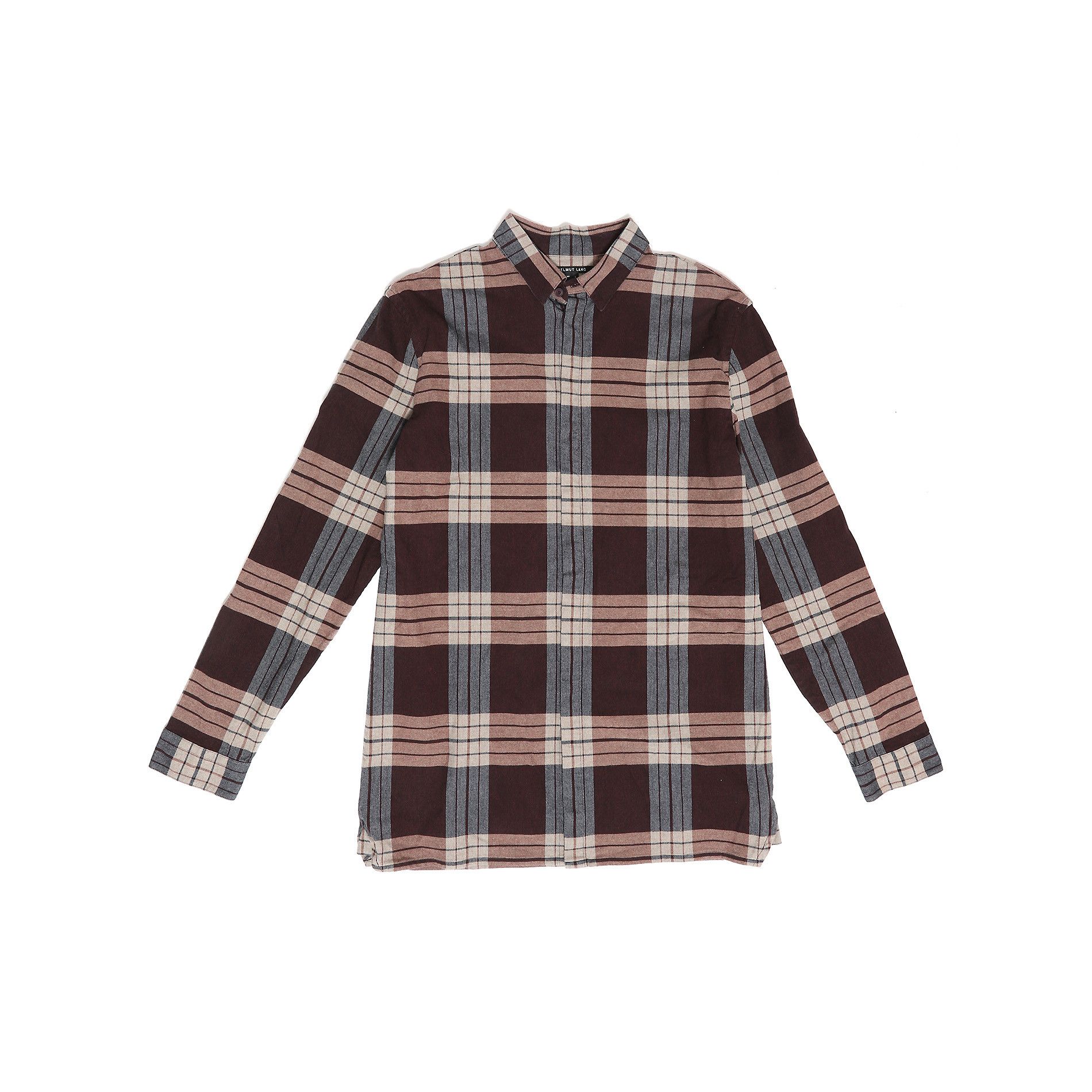 image of Helmut Lang Checkered Flannel Shirt, Men's (Size Medium)