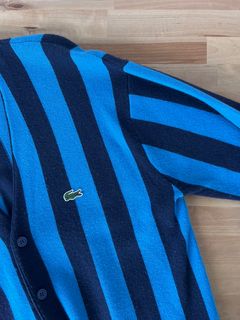 Lacoste Supreme Stripe Cardigan | Grailed
