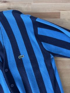 Lacoste Supreme Stripe Cardigan | Grailed