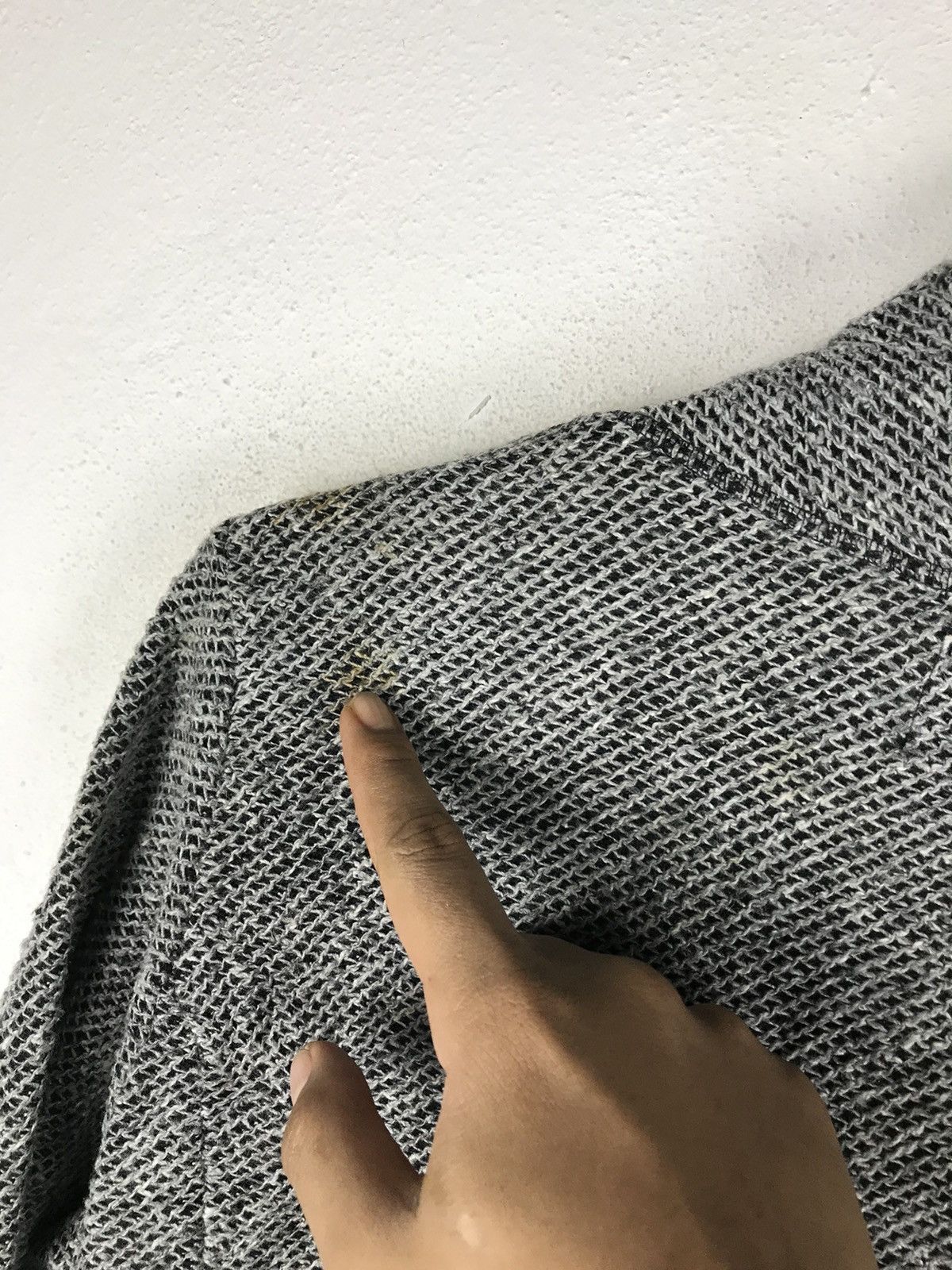 Tornado Mart Zero by Tornado Mart Knit Blazer - Textured Gray Japanese Size US S / EU 44-46 / 1 - 7 Thumbnail