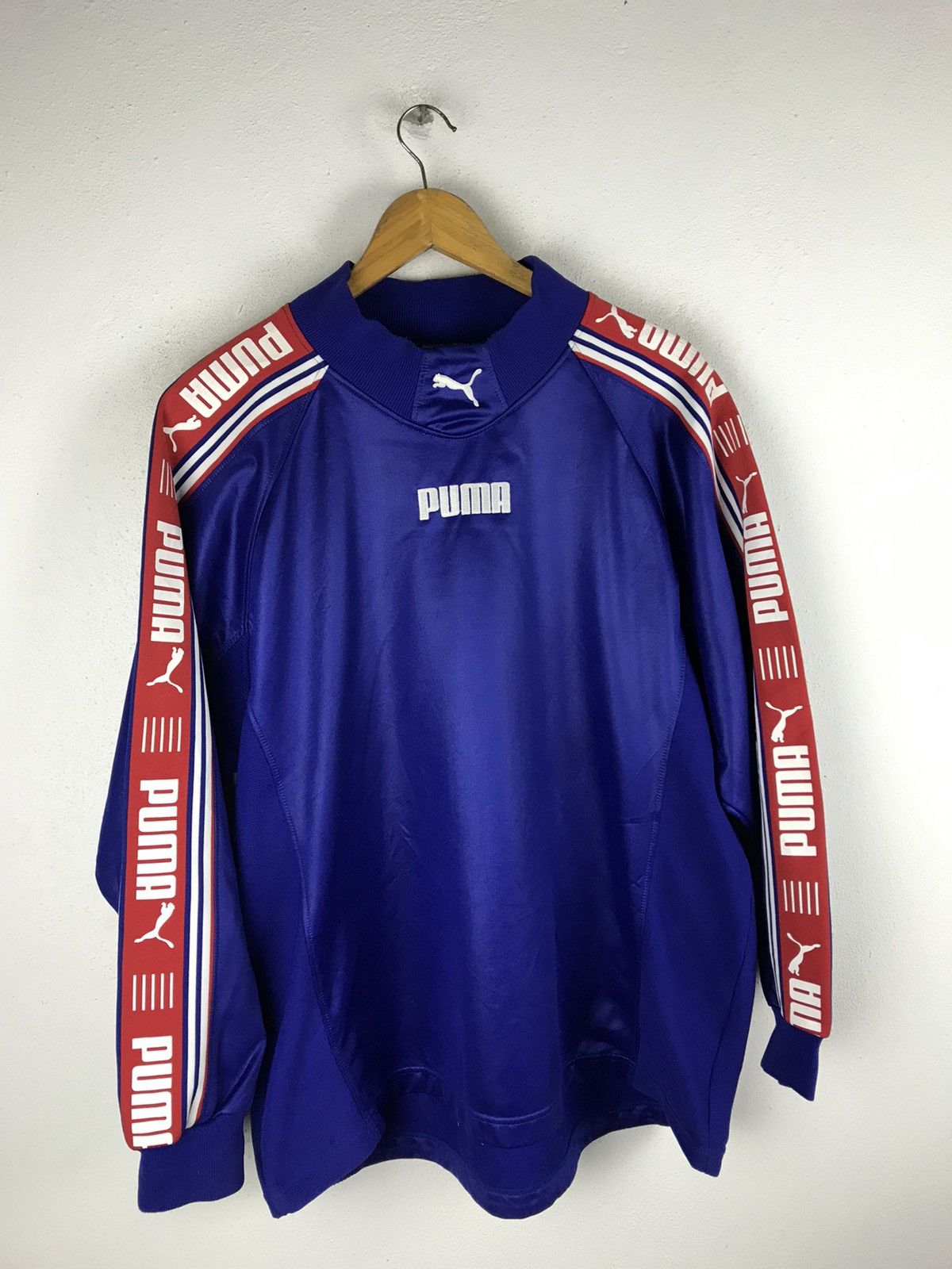 Puma × Vintage Vintage Puma Track Jacket – Blue Polyester – Unisex Size US L / EU 52-54 / 3 - 2 Thumbnail