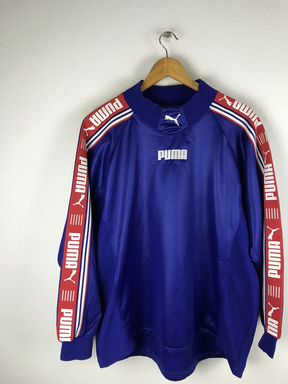 Puma × Vintage Vintage Puma Track Jacket – Blue Polyester – Unisex Size US L / EU 52-54 / 3 - 3 Thumbnail