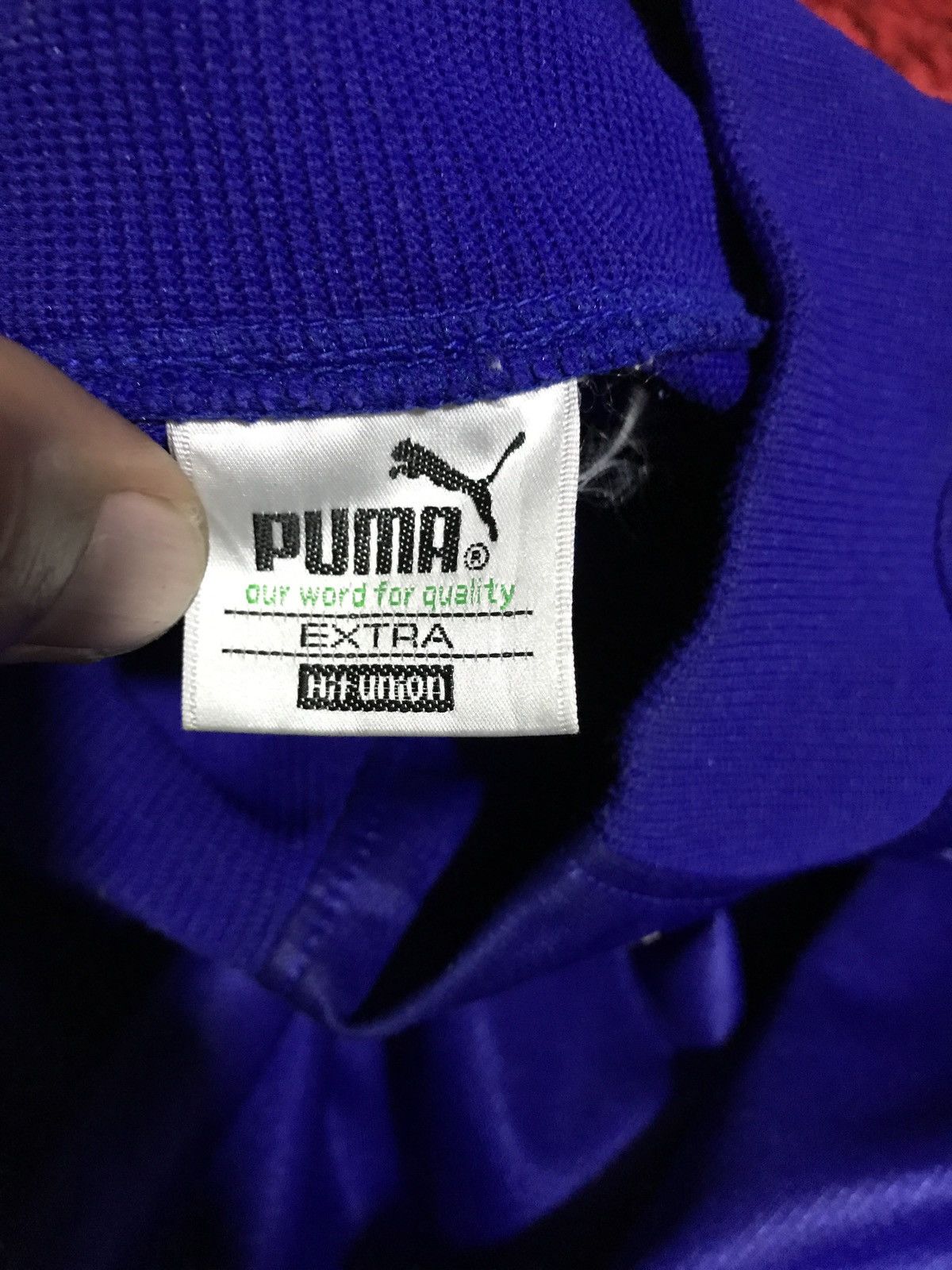 Puma × Vintage Vintage Puma Track Jacket – Blue Polyester – Unisex Size US L / EU 52-54 / 3 - 7 Thumbnail