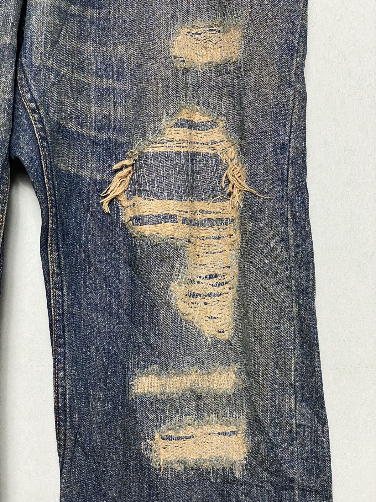 Johnbull × KOJIMA GENES Vintage Johnbull Kojima Japan Patchwork Denim Size US 34 / EU 50 - 5 Thumbnail