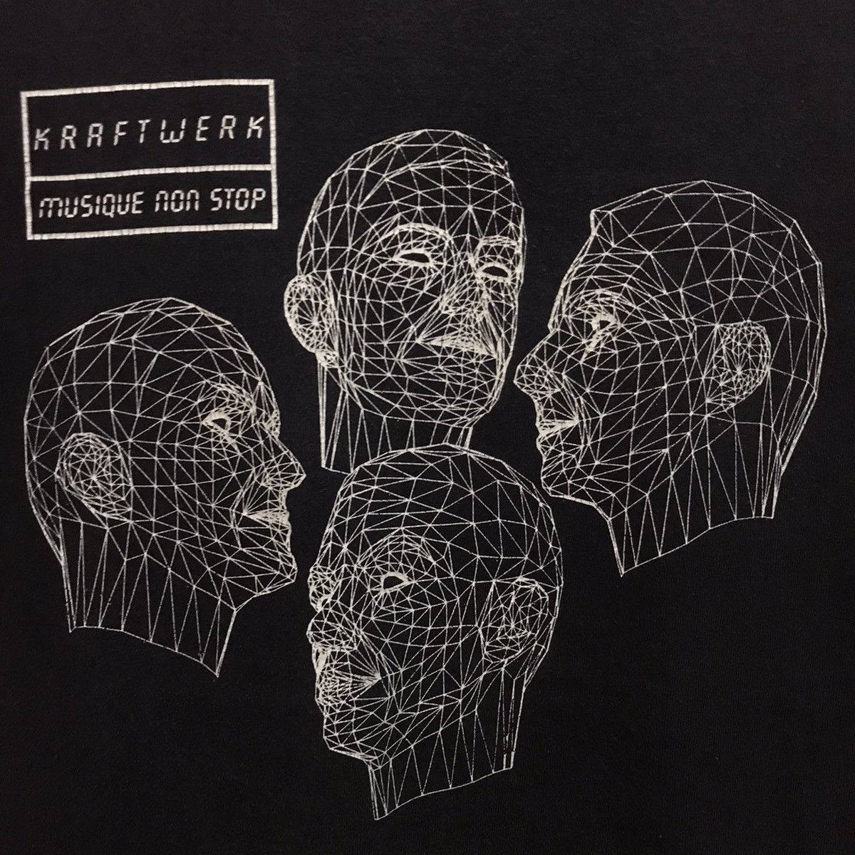 Band Tees × Vintage Vintage Kraftwerk Musique Non Stop Electro Synth Pop T Shirt Size US M / EU 48-50 / 2 - 3 Thumbnail