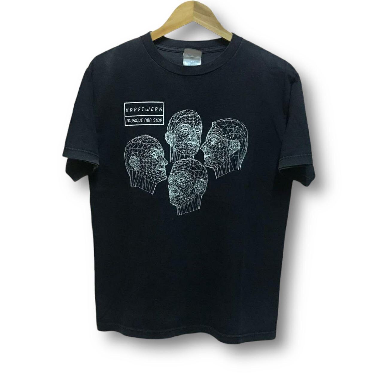 Band Tees × Vintage Vintage Kraftwerk Musique Non Stop Electro Synth Pop T Shirt Size US M / EU 48-50 / 2 - 1 Thumbnail