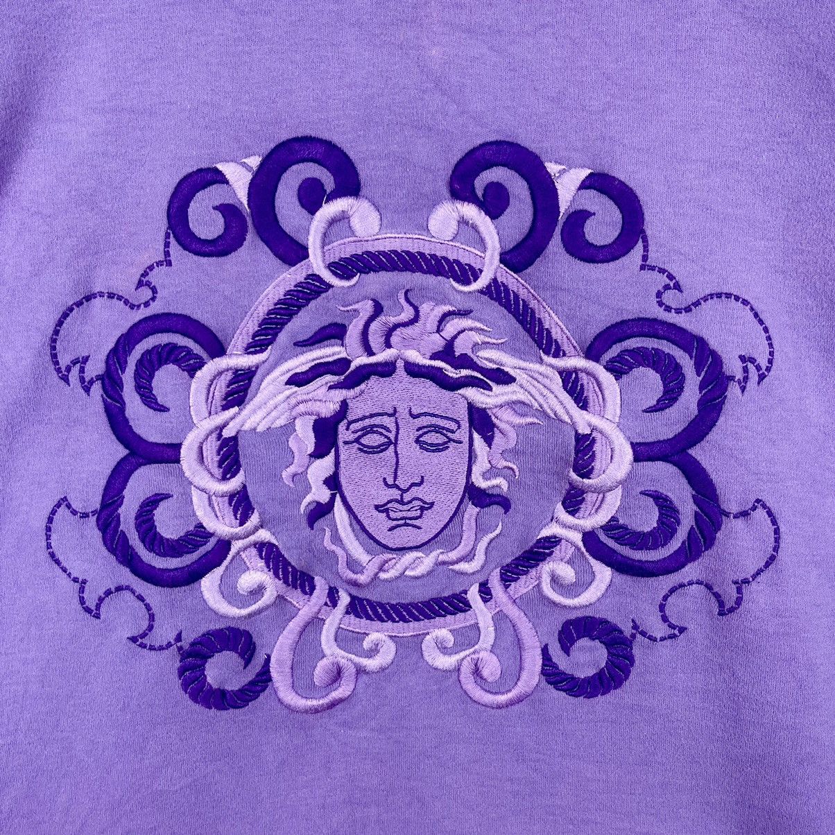 Versace Vintage Versace Embroidered Logo Made In Italy Sweatshirt Size US S / EU 44-46 / 1 - 3 Thumbnail