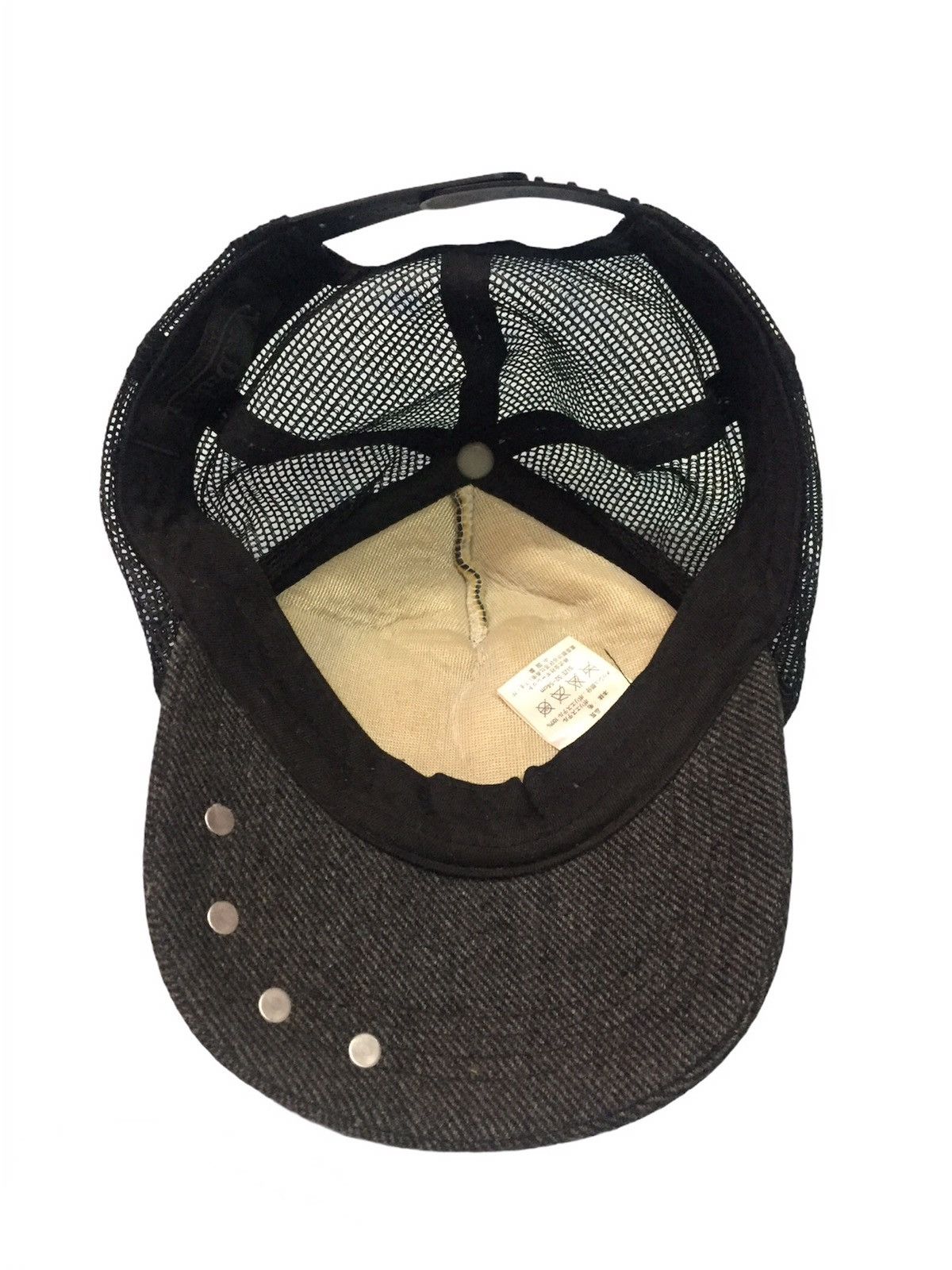 Von Dutch Von Dutch Black Trucker Snapback Cap One Size Size ONE SIZE - 5 Thumbnail