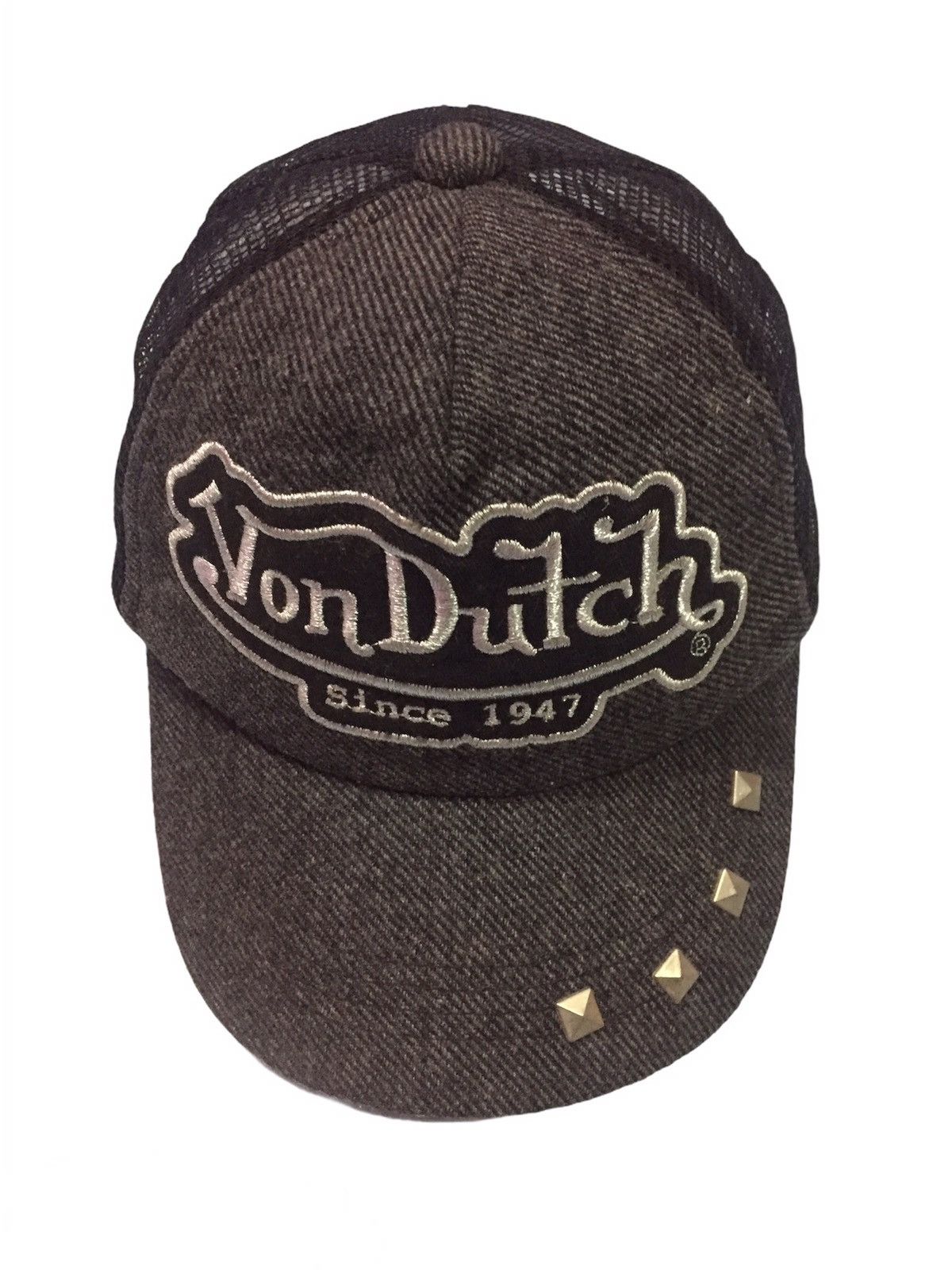 Von Dutch Von Dutch Black Trucker Snapback Cap One Size Size ONE SIZE - 1 Thumbnail