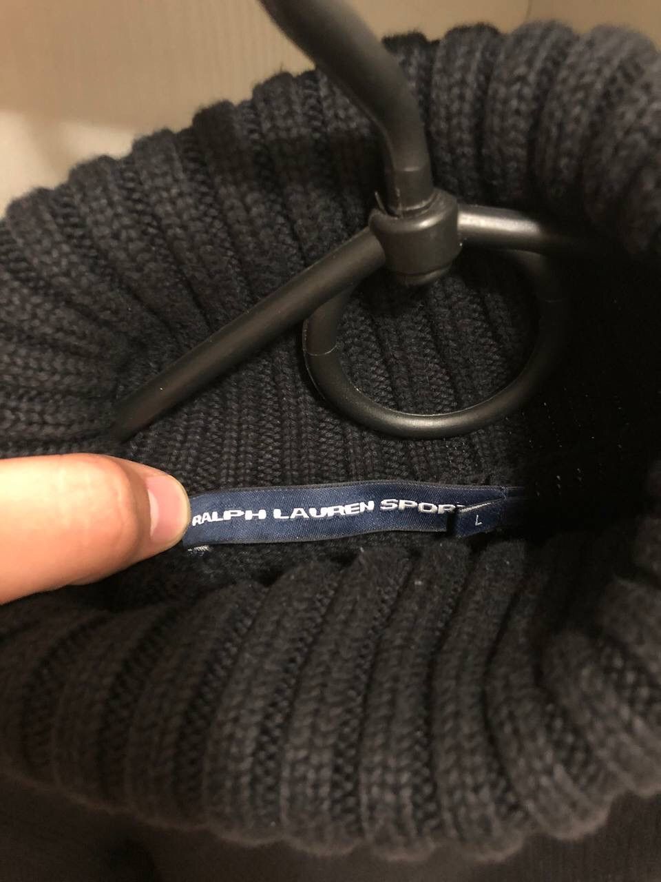 Ralph Lauren Vintage Ralph Lauren Bear Knit Sweater 90’s Black Golf Rare Size US S / EU 44-46 / 1 - 6 Thumbnail