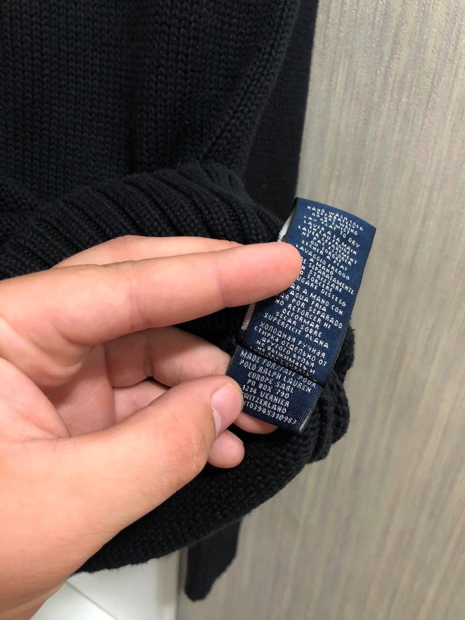 Ralph Lauren Vintage Ralph Lauren Bear Knit Sweater 90’s Black Golf Rare Size US S / EU 44-46 / 1 - 5 Thumbnail