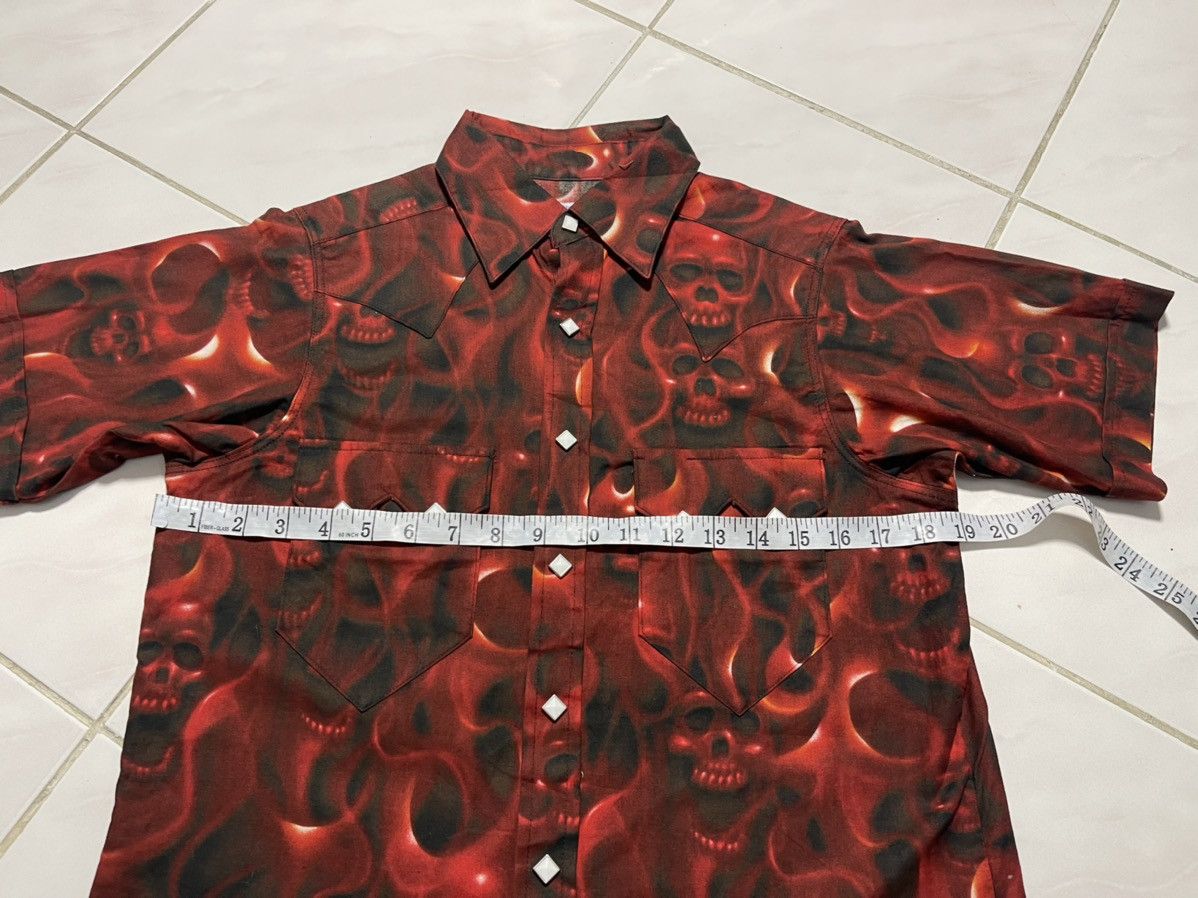 Rockmount Ranch Wear Rockmount Full Print Skull Motive Western Shirt Size US S / EU 44-46 / 1 - 8 Thumbnail