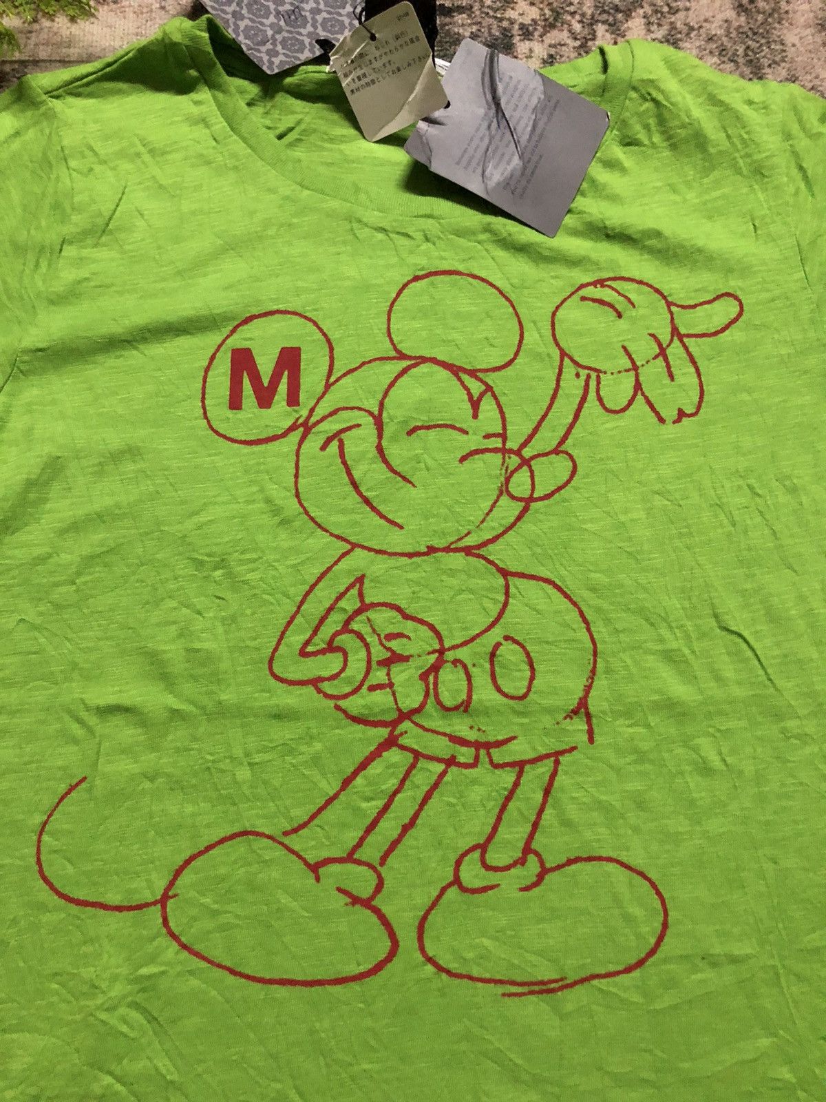 Jun Takahashi × Undercover × Uniqlo Undercover X uniqlo Mickey Mouse spell Out kid tees Size US XXS / EU 40 - 7 Thumbnail