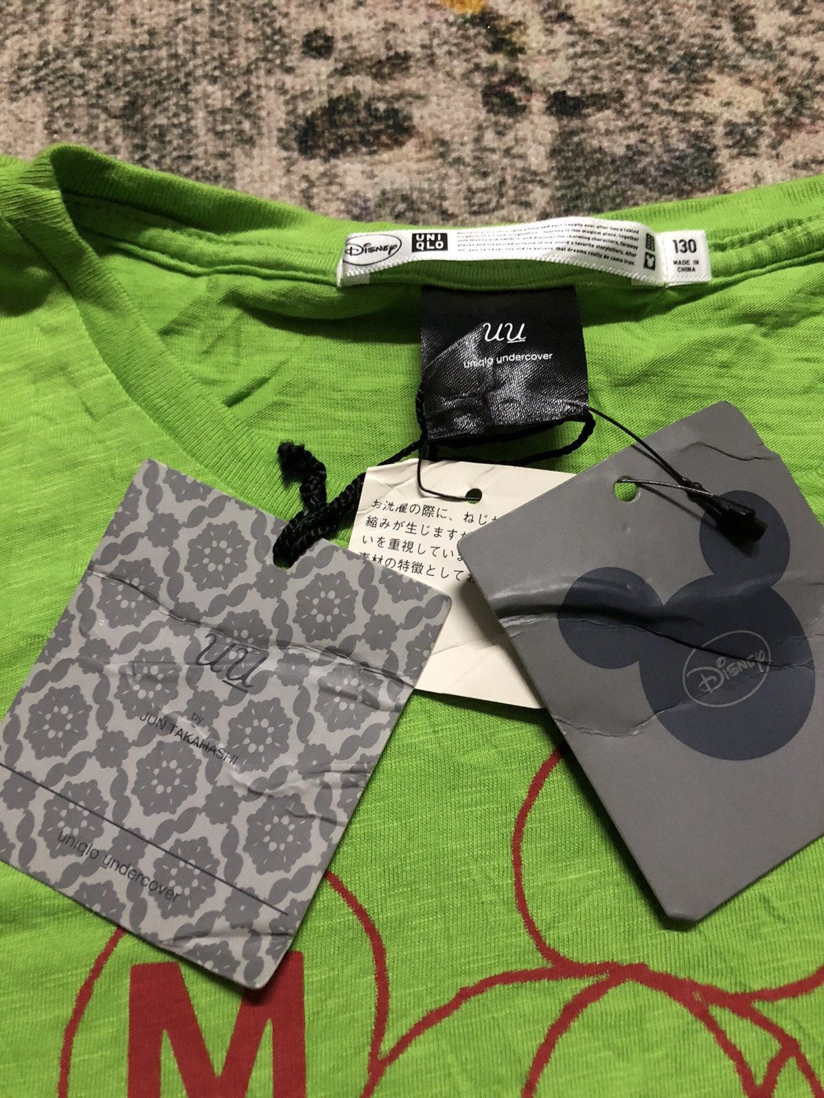 Jun Takahashi × Undercover × Uniqlo Undercover X uniqlo Mickey Mouse spell Out kid tees Size US XXS / EU 40 - 6 Thumbnail