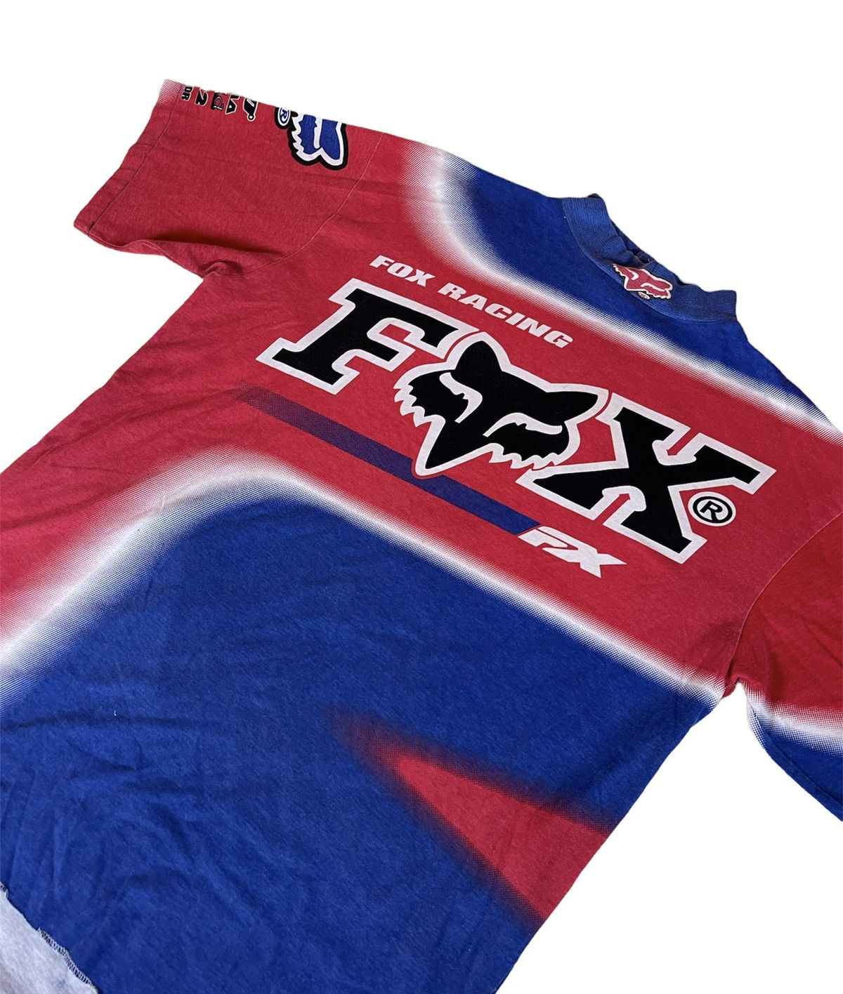 Fox Racing × Vintage Vintage 1997 Fox Racing Shirt /Nice design Size US XL / EU 56 / 4 - 1 Thumbnail