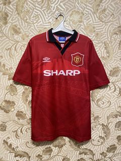 Vintage Vtg Manchester United Sharp Jersey