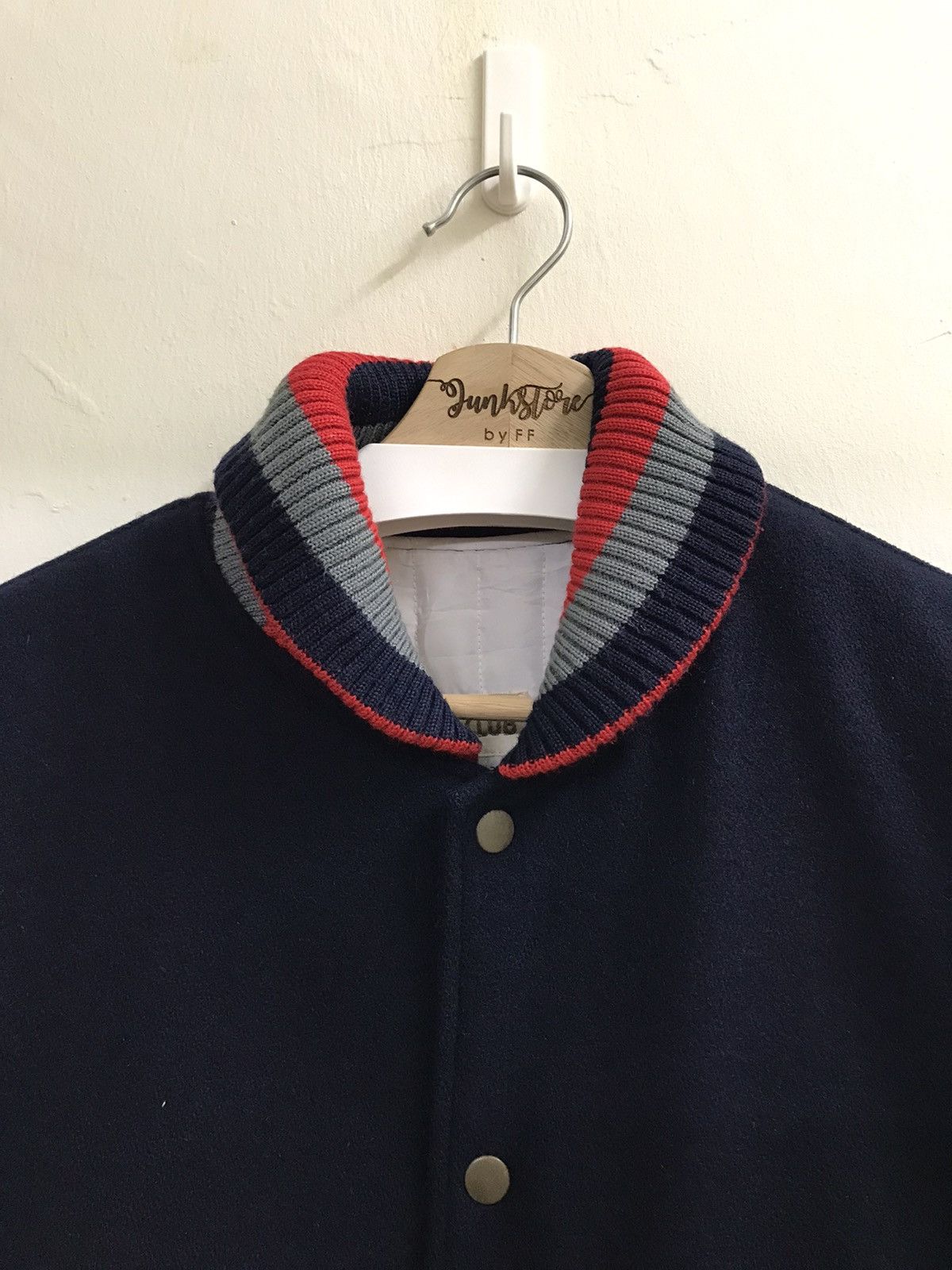 If Six Was Nine × Japanese Brand × Vintage Vintage USA Varsity Jacket Anne Club Embroidery Size US L / EU 52-54 / 3 - 7 Thumbnail