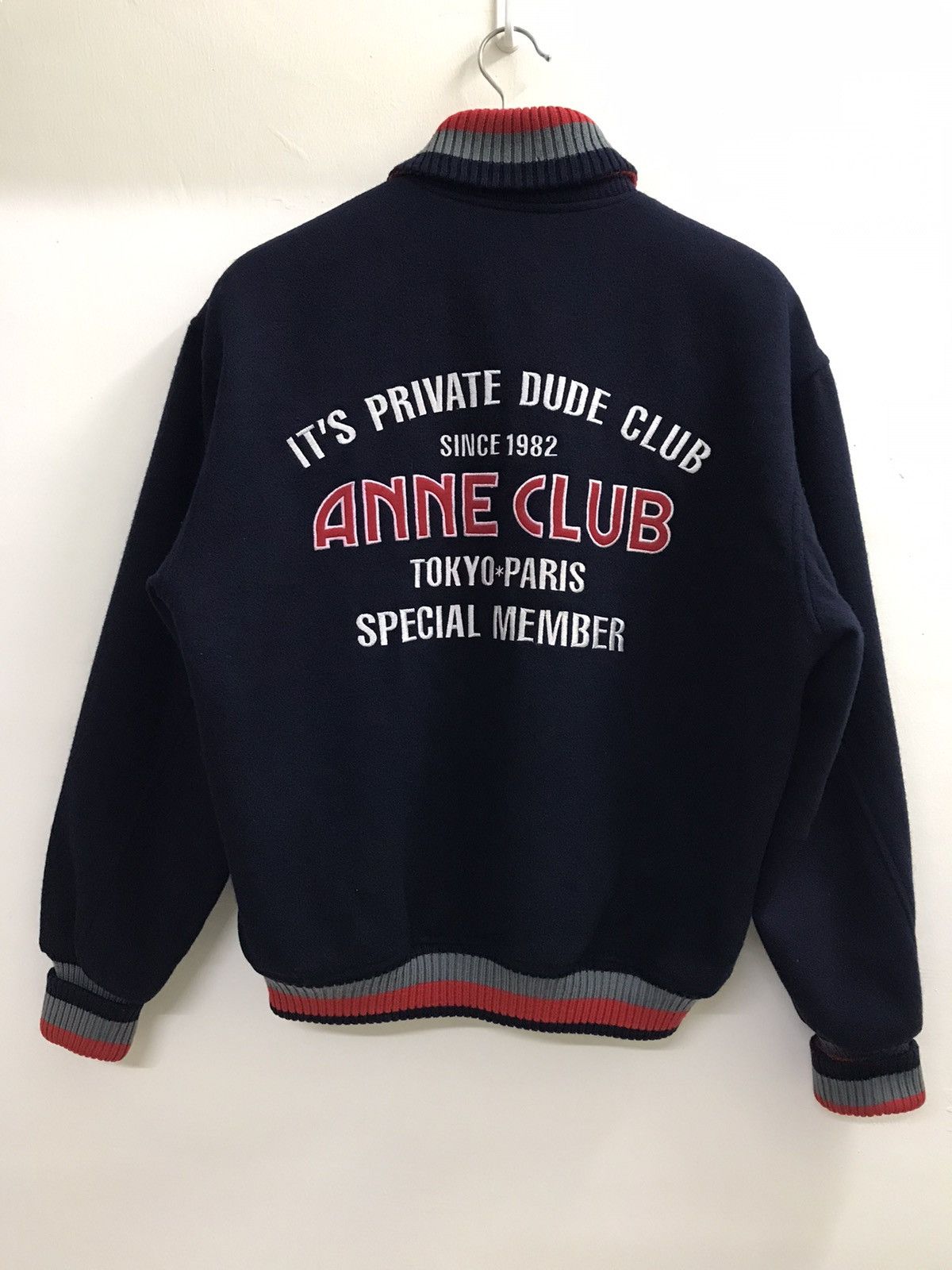 If Six Was Nine × Japanese Brand × Vintage Vintage USA Varsity Jacket Anne Club Embroidery Size US L / EU 52-54 / 3 - 1 Thumbnail