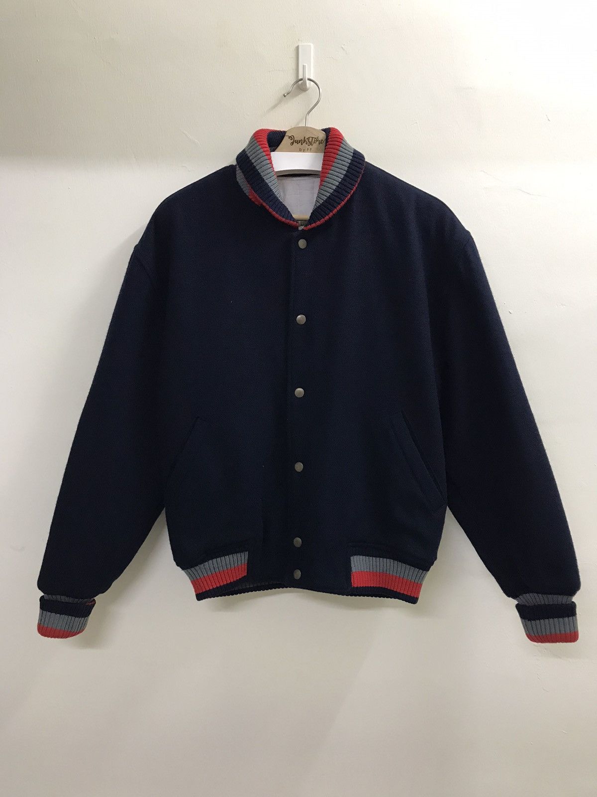 If Six Was Nine × Japanese Brand × Vintage Vintage USA Varsity Jacket Anne Club Embroidery Size US L / EU 52-54 / 3 - 2 Thumbnail