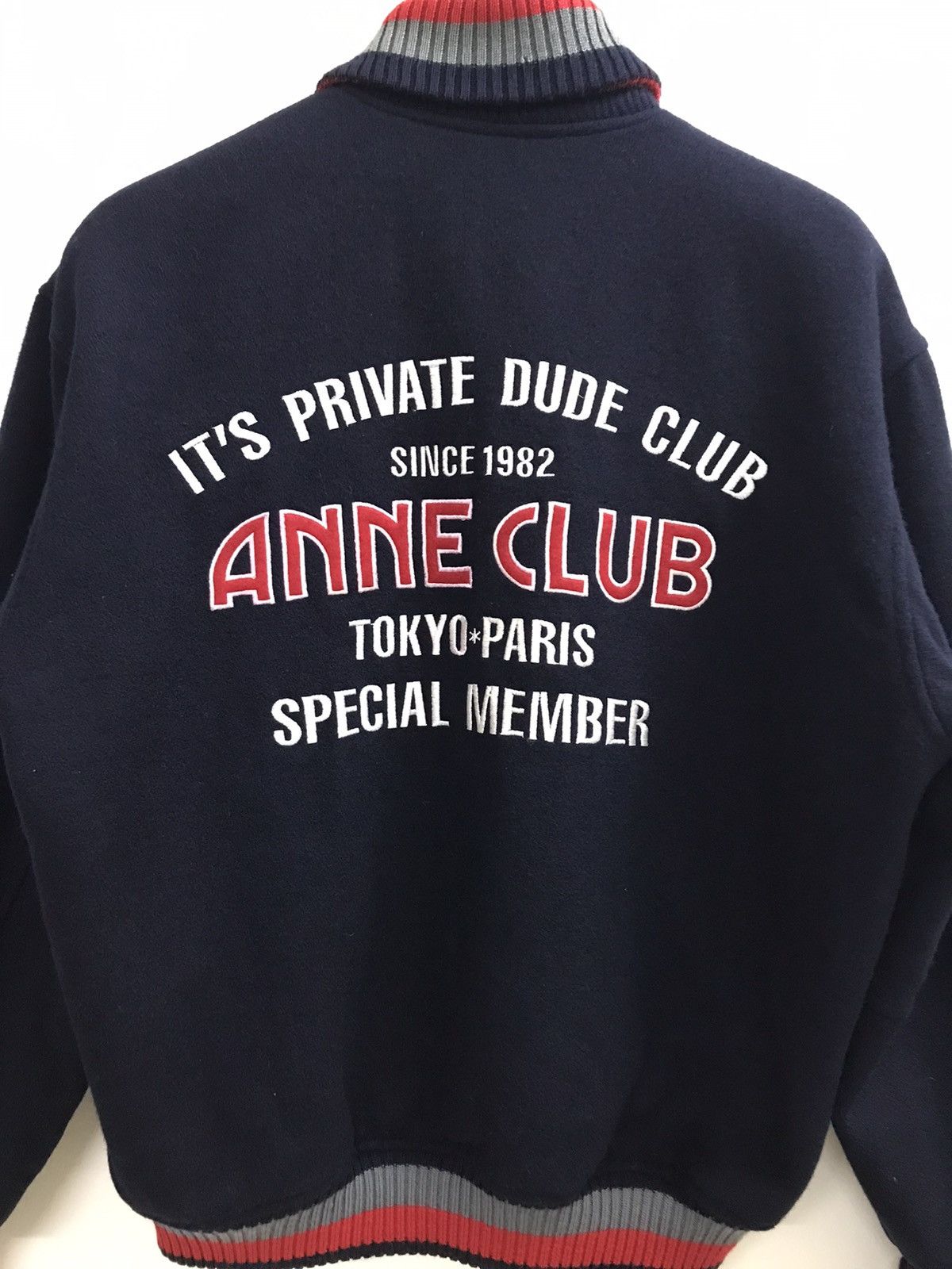 If Six Was Nine × Japanese Brand × Vintage Vintage USA Varsity Jacket Anne Club Embroidery Size US L / EU 52-54 / 3 - 3 Thumbnail