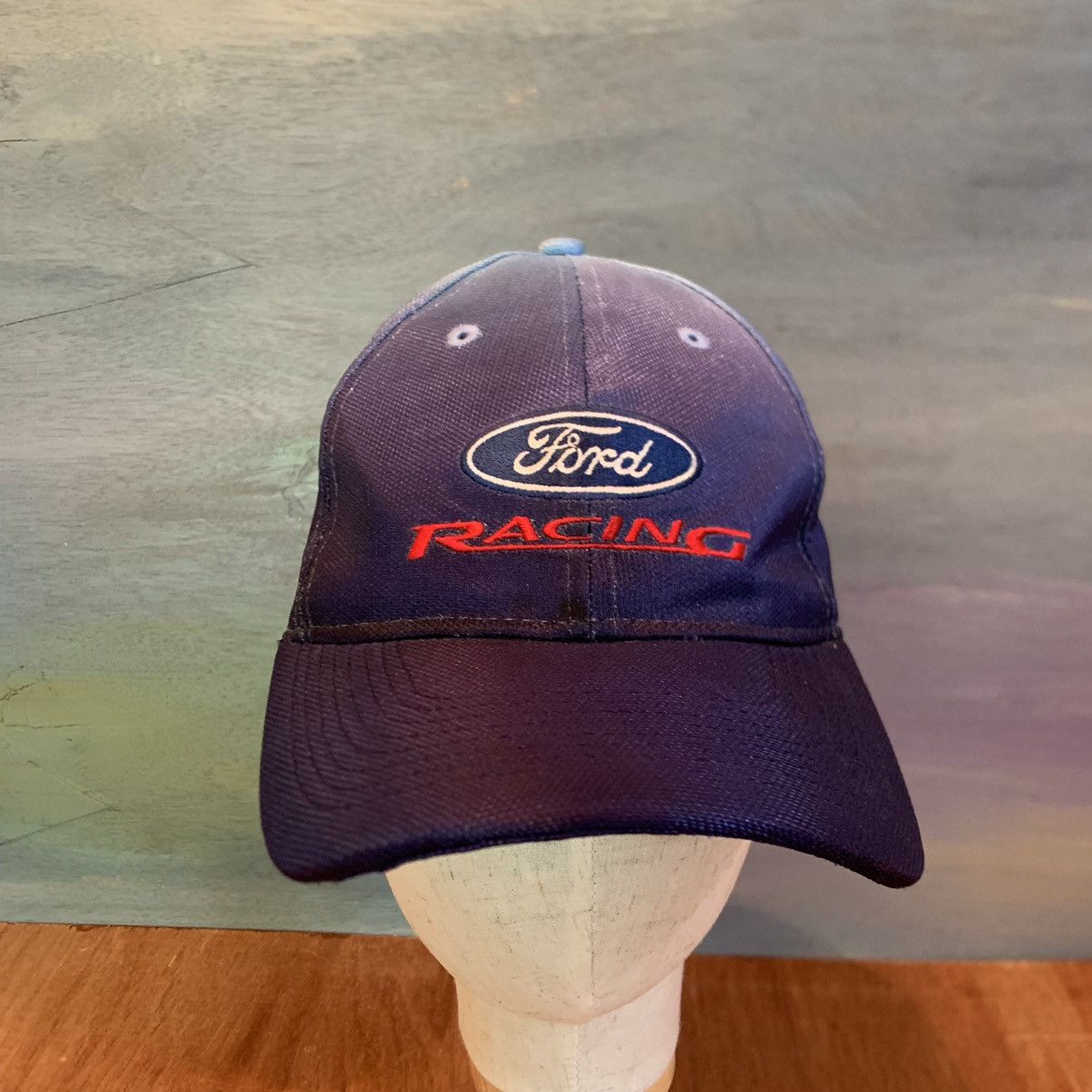 Ford Racing Vintage Shiny Ford Racing Hat Iridescent Cap Y2K | Grailed