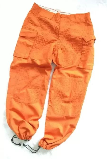 Image of Vintage x Workers VTG Japanese Worker Baggy Cargo Sashiko Trouser in Orange, Men's (Size 33)