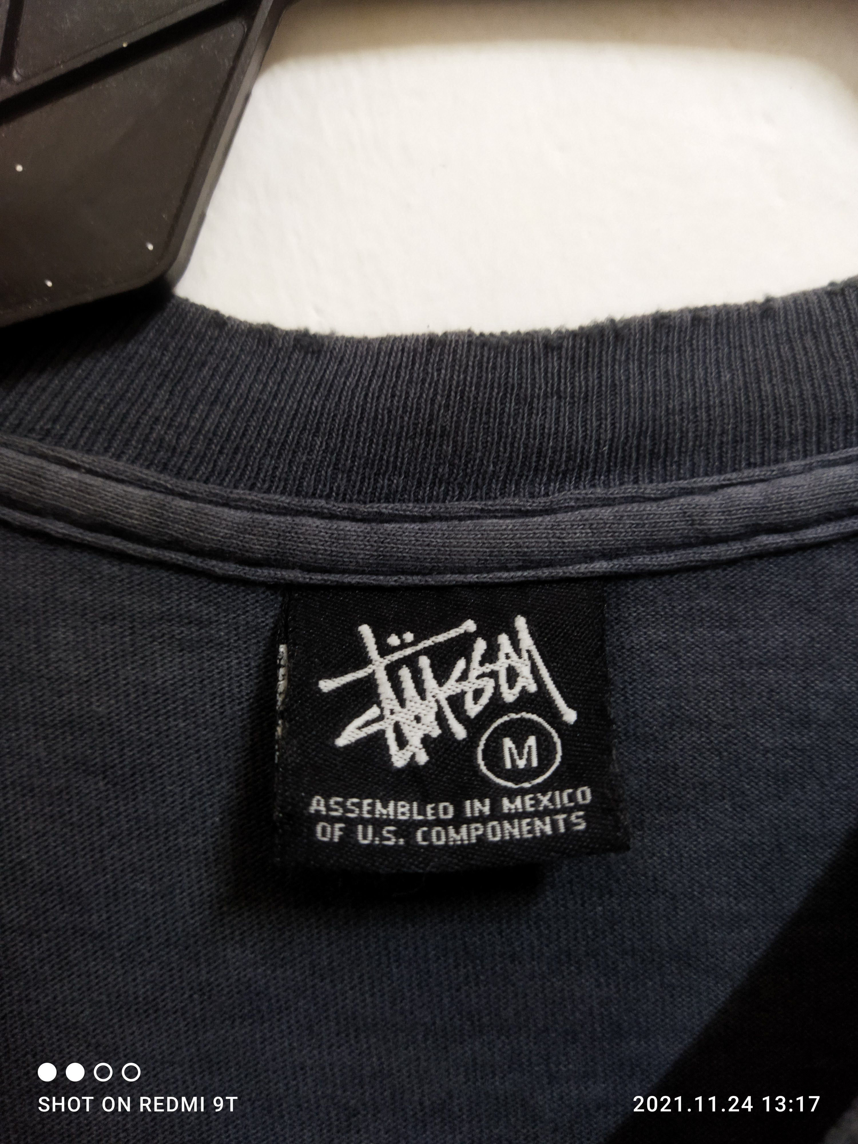 Stussy Stussy t shirt distressed collar Size US M / EU 48-50 / 2 - 8 Thumbnail