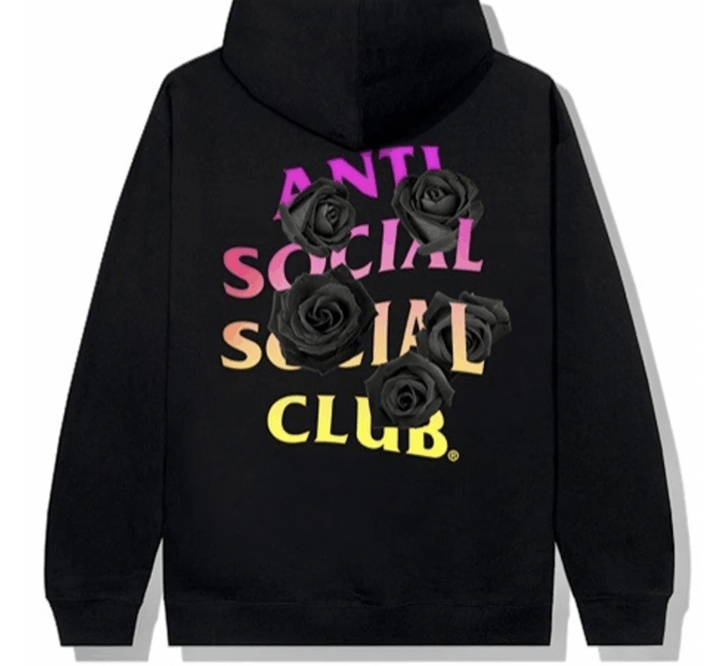 Anti Social Social Club In The Lead Black Hoodie ASSC New