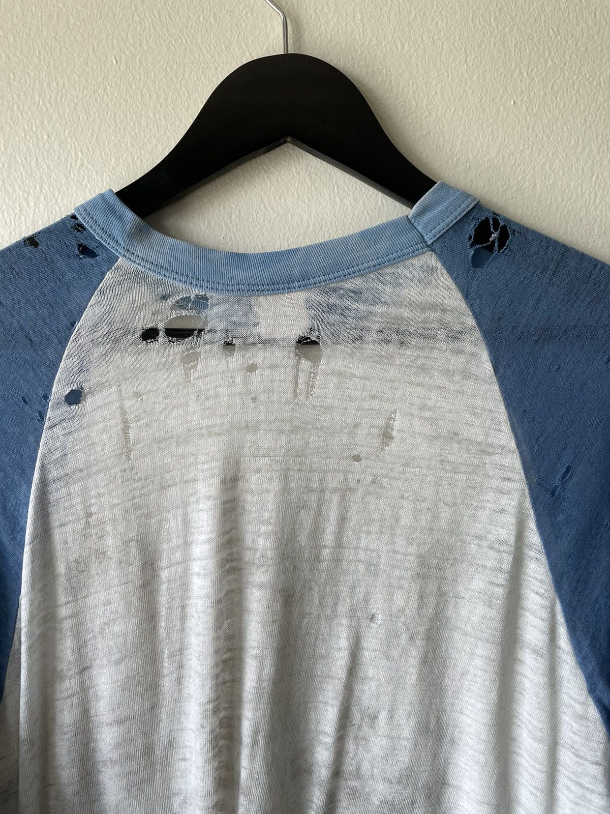Vintage VINTAGE 50'S THRASHED RAGLAN 3/4 SLEEVE Size US L / EU 52-54 / 3 - 9 Thumbnail