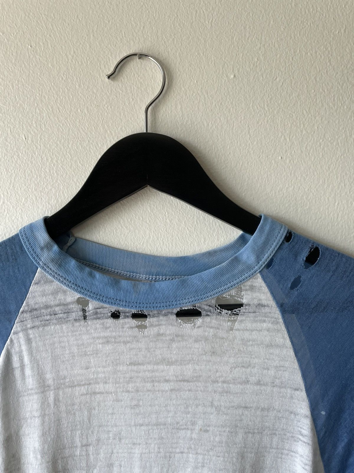 Vintage VINTAGE 50'S THRASHED RAGLAN 3/4 SLEEVE Size US L / EU 52-54 / 3 - 6 Thumbnail