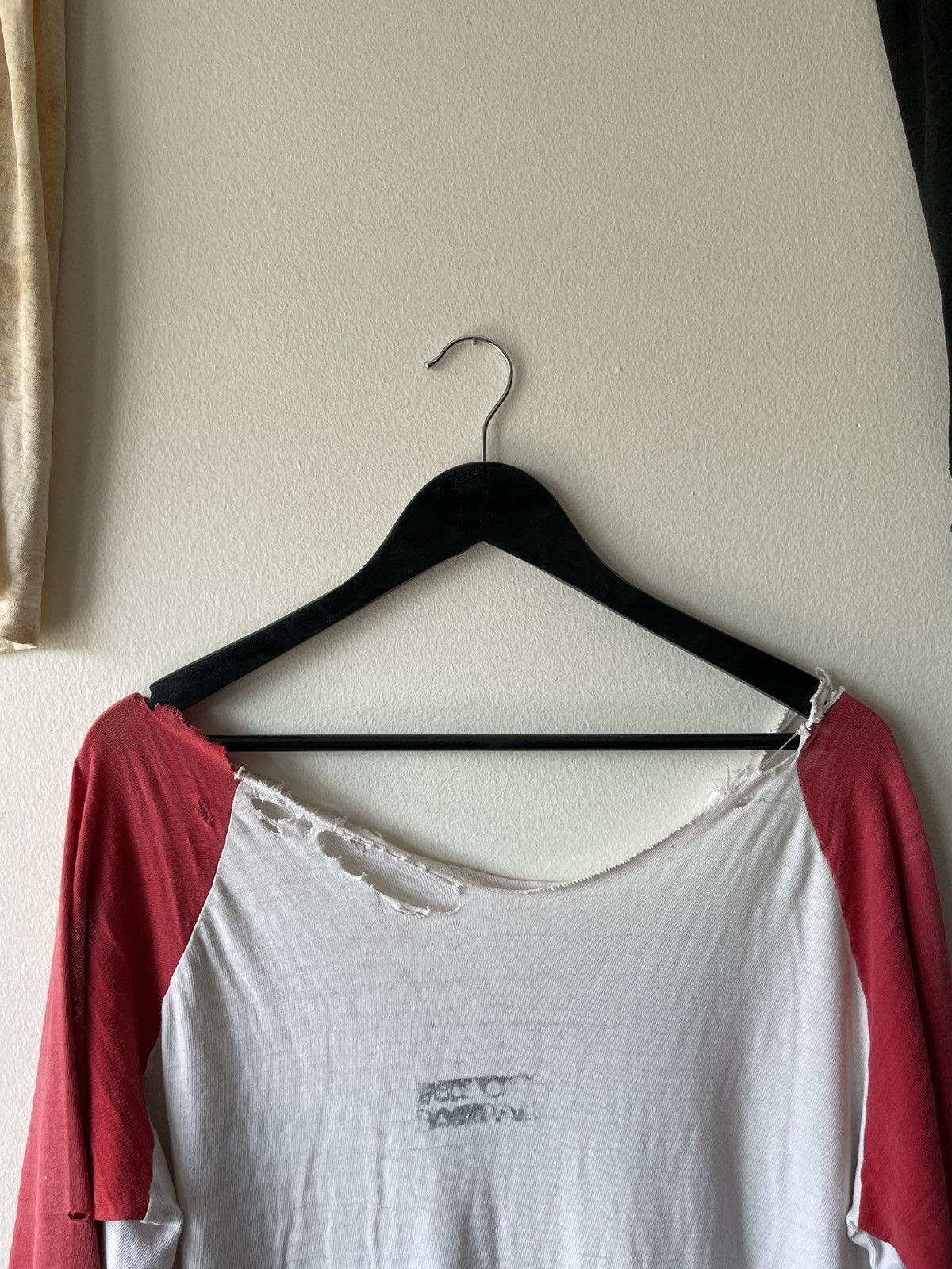 Vintage VINTAGE 50'S THRASHED RAGLAN 3/4 SLEEVE Size US L / EU 52-54 / 3 - 7 Thumbnail