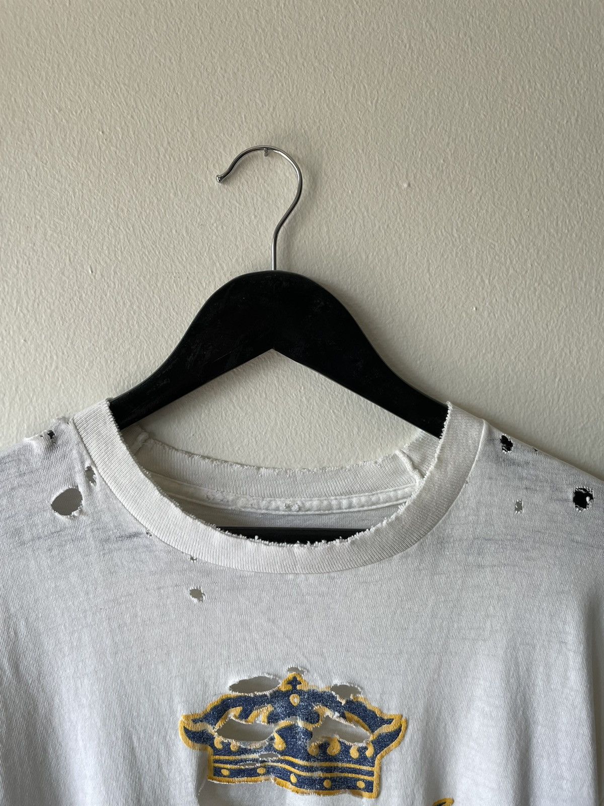 Vintage VINTAGE THRASHED FRATERNITY T-SHIRT Size US L / EU 52-54 / 3 - 7 Thumbnail