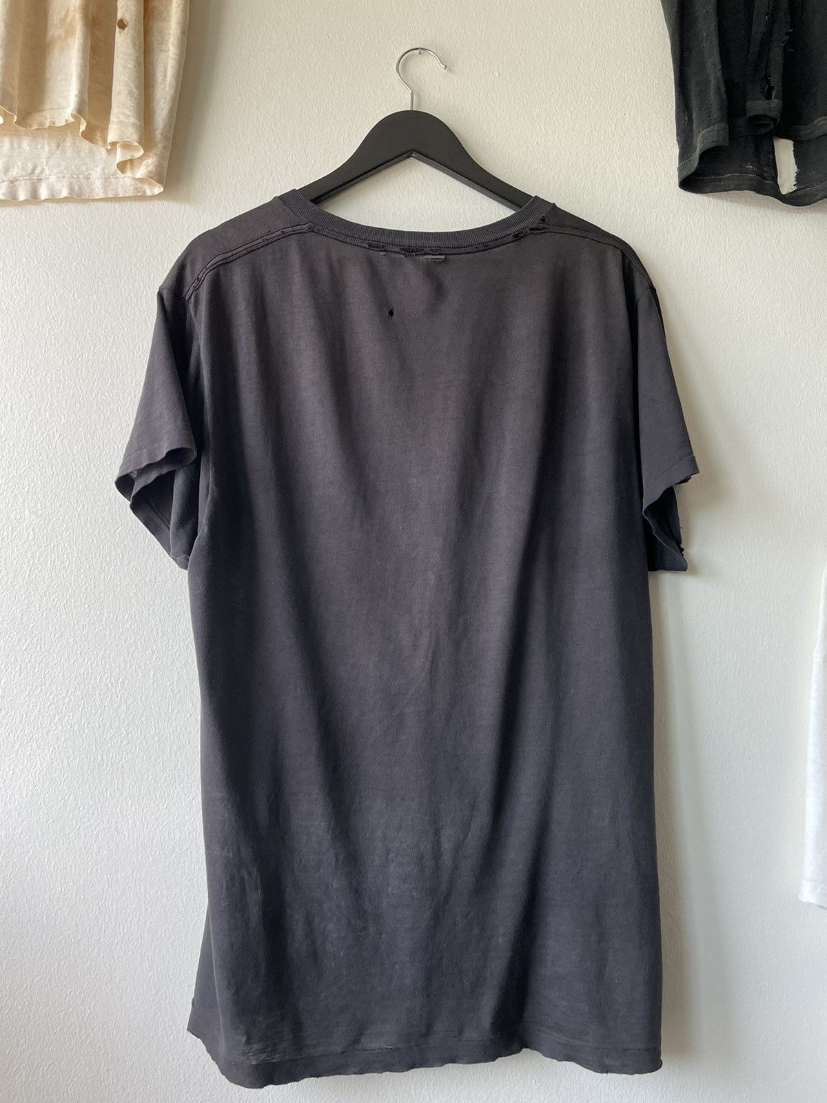Vintage VINTAGE THRASHED FADED BLACK T-SHIRT Size US L / EU 52-54 / 3 - 10 Thumbnail