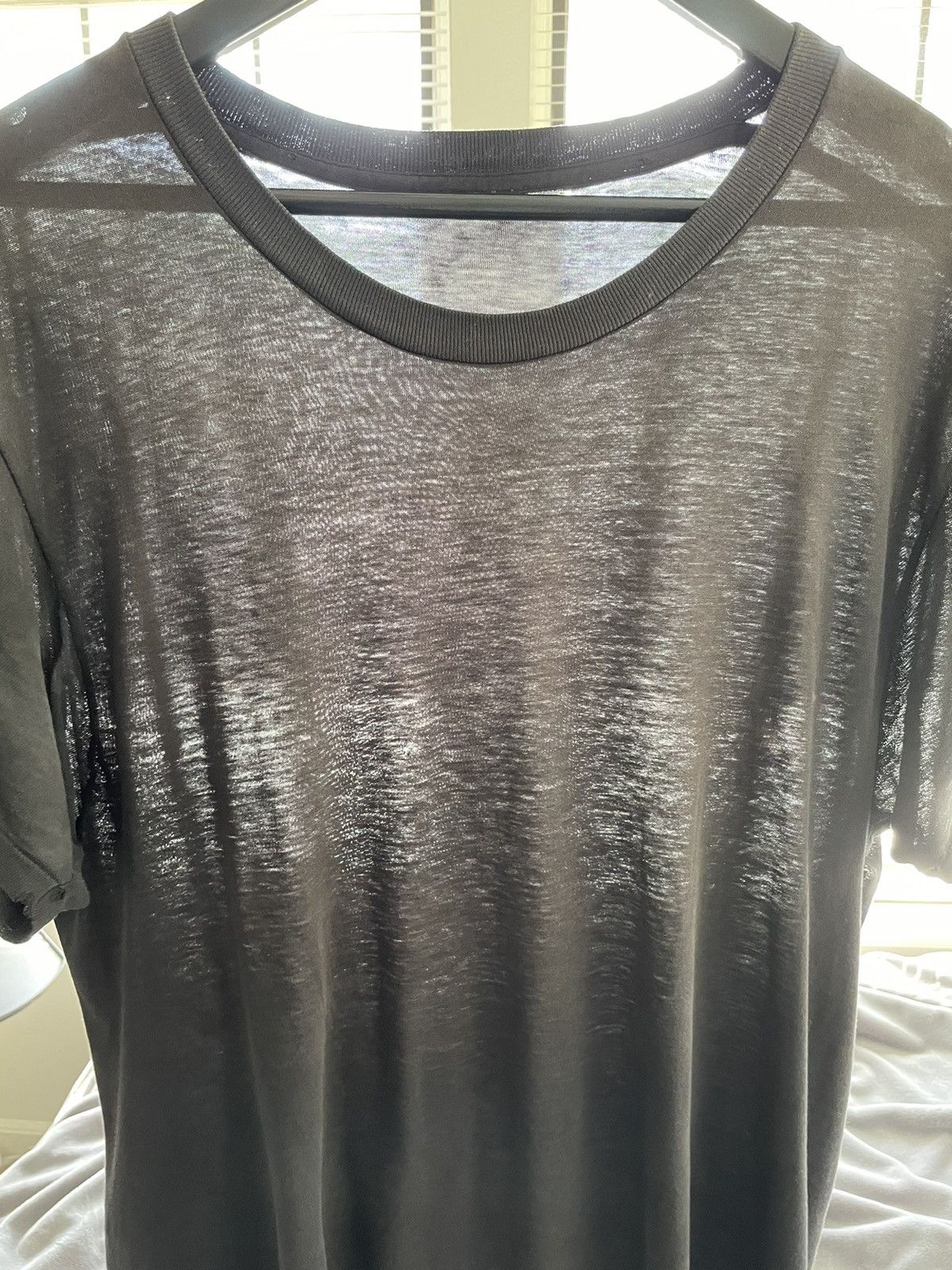 Vintage VINTAGE THRASHED FADED BLACK T-SHIRT Size US L / EU 52-54 / 3 - 13 Thumbnail