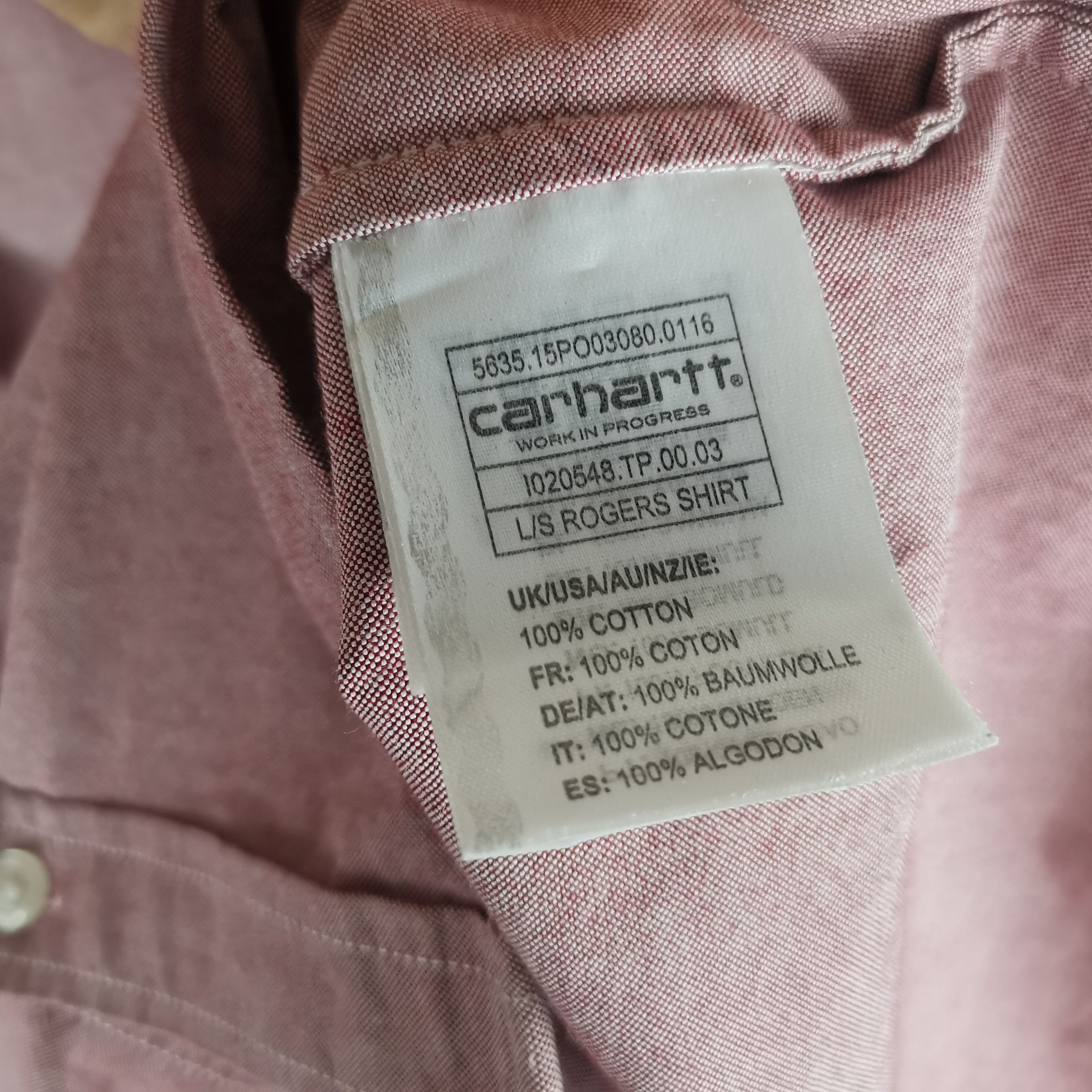 Carhartt Carhartt WIP L/S Rogers shirt shimmer slim fit Size US XL / EU 56 / 4 - 5 Thumbnail