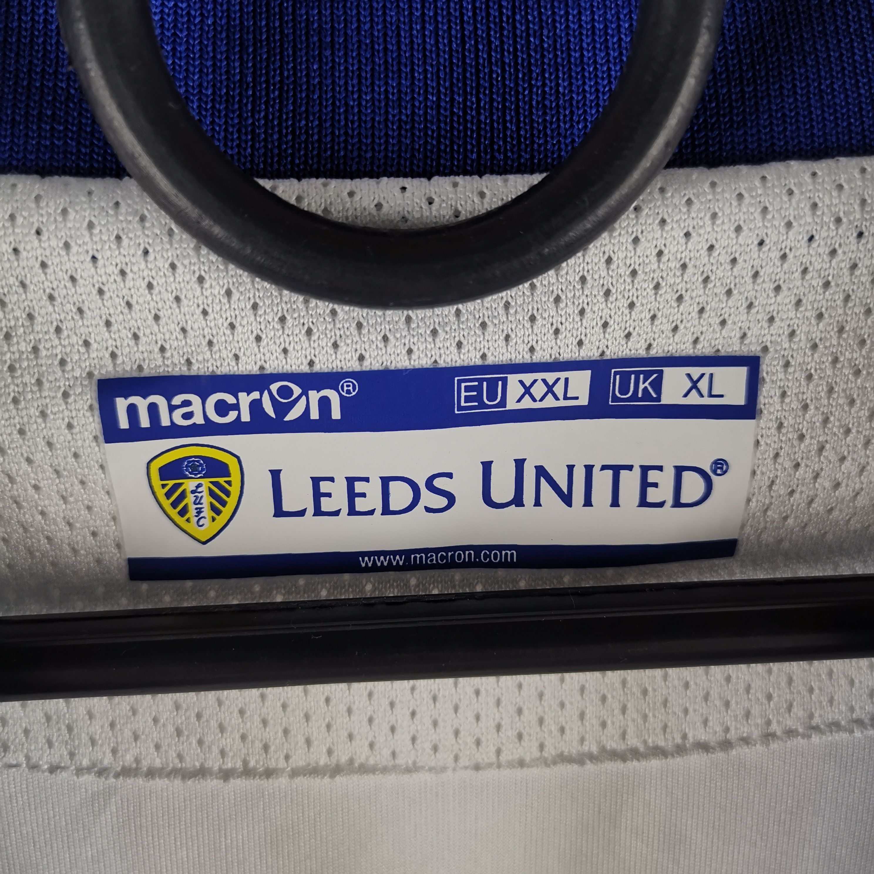Macron Macron Leeds United 2014 2015 home soccer jersey football Size US XL / EU 56 / 4 - 2 Thumbnail