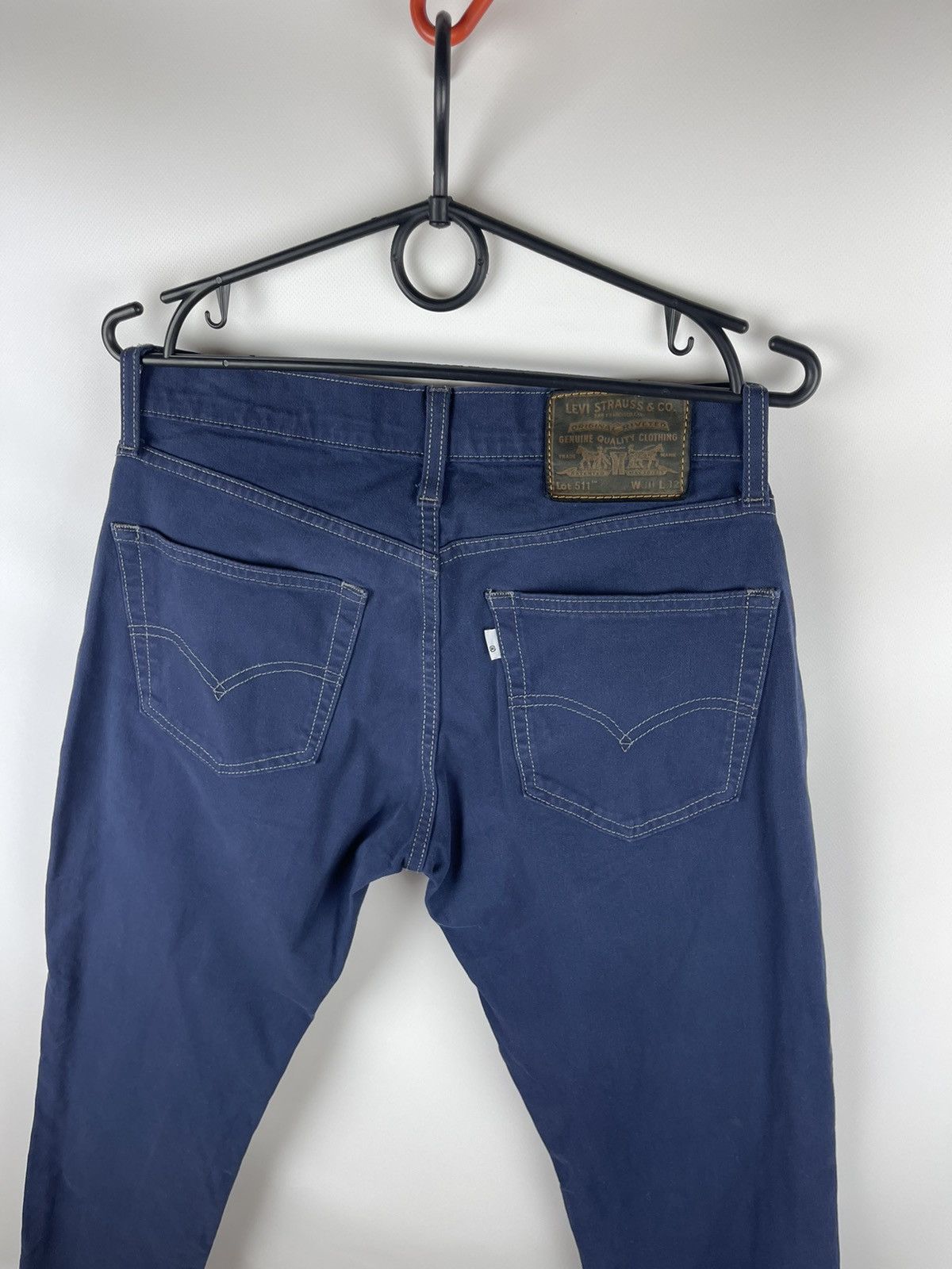 Levi's Levi’s 511 premium blue navy stretch denim jeans pants Size US 30 / EU 46 - 3 Thumbnail