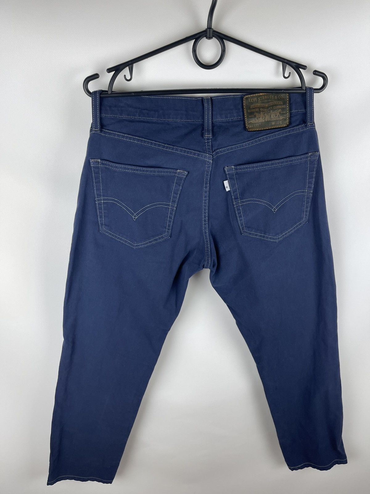 Levi's Levi’s 511 premium blue navy stretch denim jeans pants Size US 30 / EU 46 - 2 Thumbnail