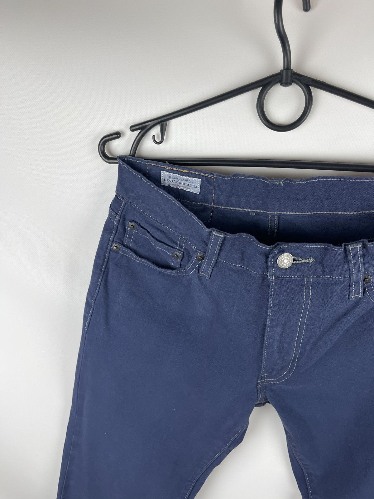 Levi's Levi’s 511 premium blue navy stretch denim jeans pants Size US 30 / EU 46 - 6 Thumbnail
